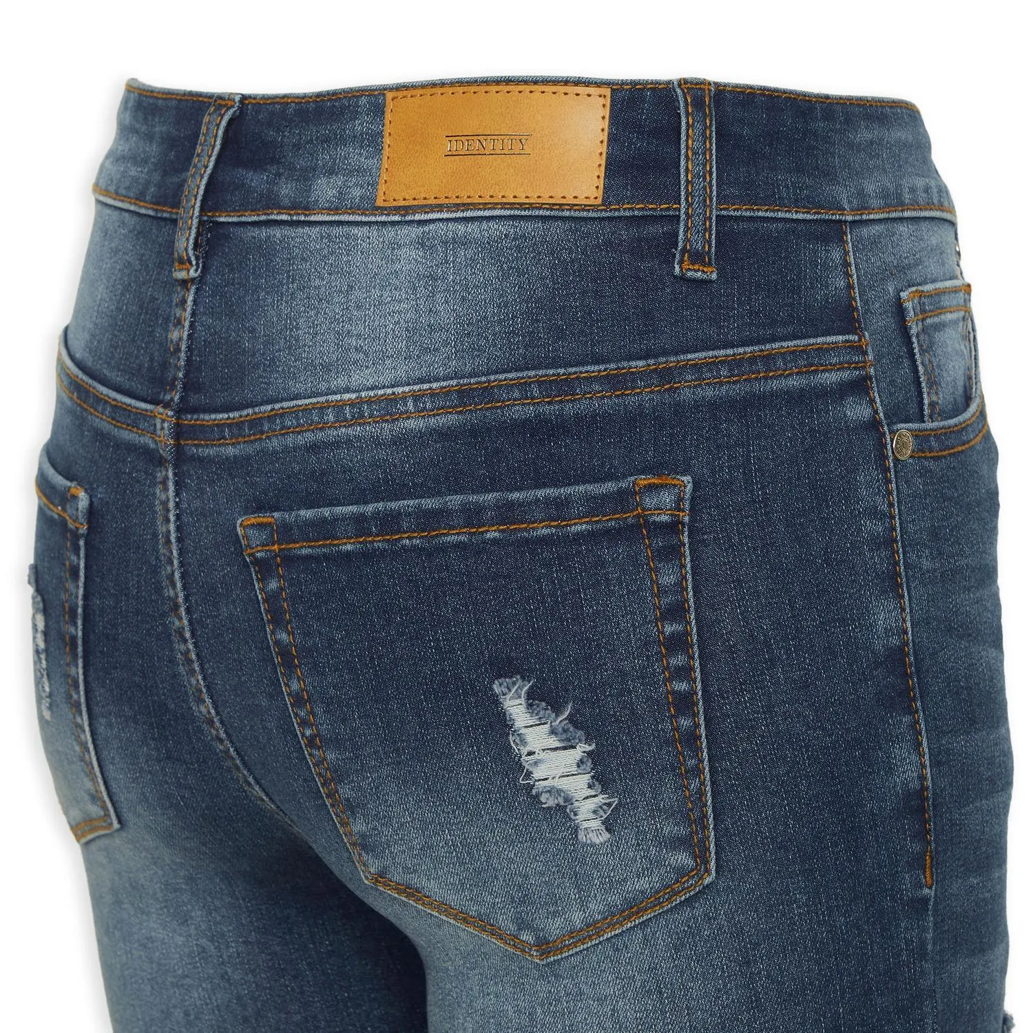 Indigo Ripped Skinny Jean