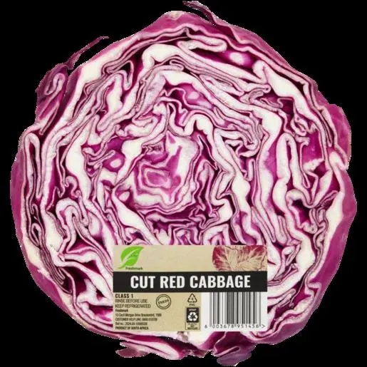 Cut Red Cabbage