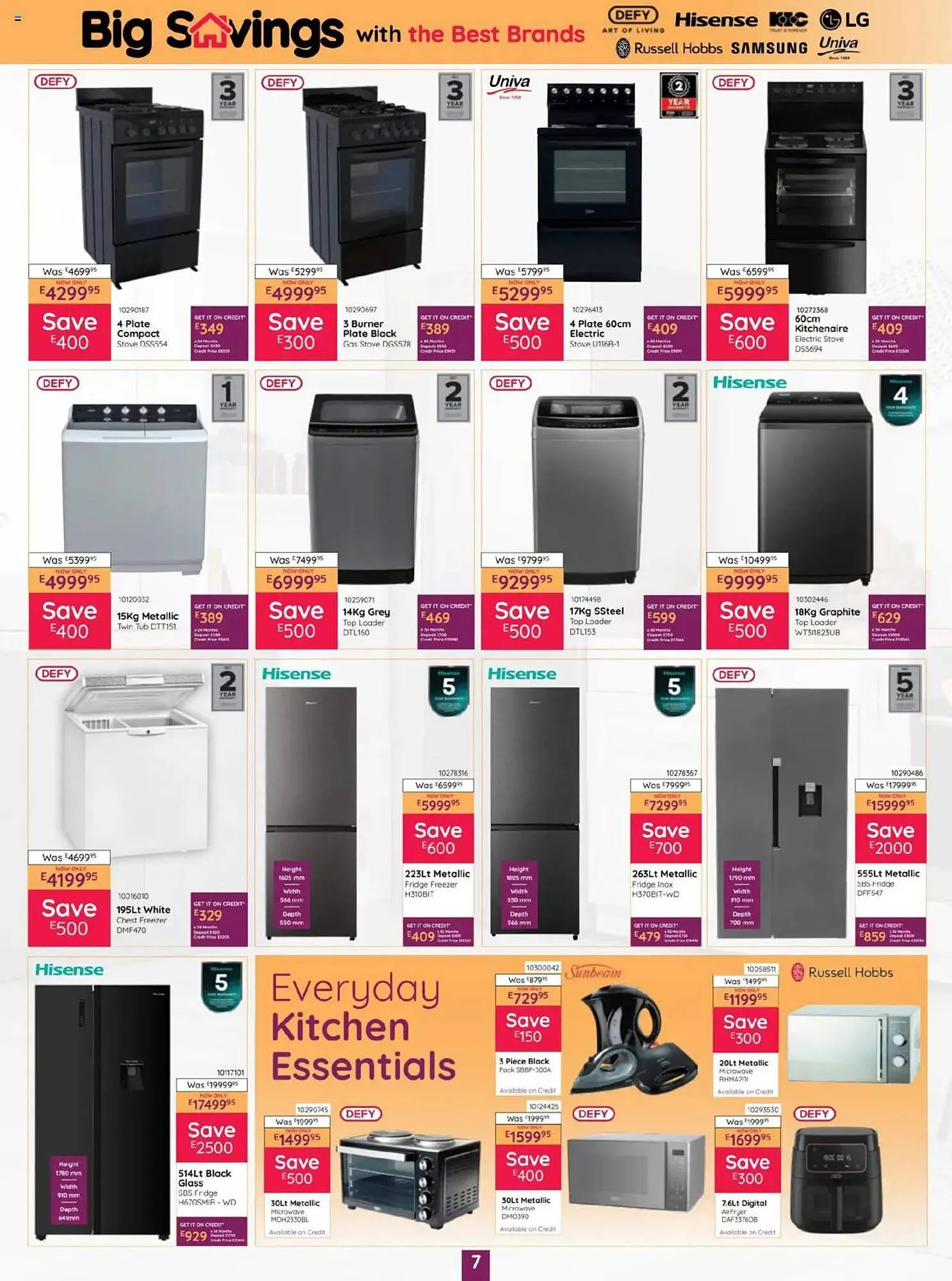 Bradlows catalogue from 21 August to 17 September 2025 - Catalogue Page 7