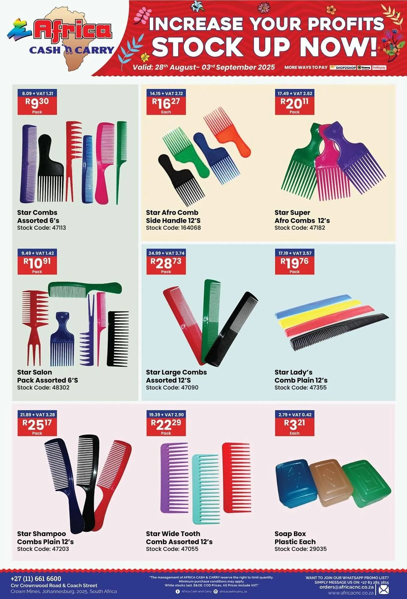Africa Cash and Carry catalogue from 28 August to 3 September 2025 - Catalogue Page 40