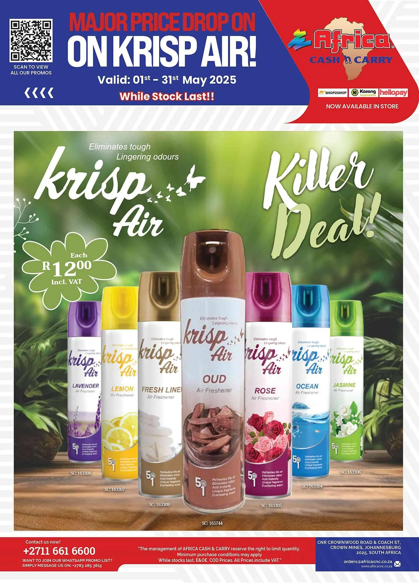 Africa Cash and Carry catalogue from 1 May to 31 May 2025 - Catalogue Page 1