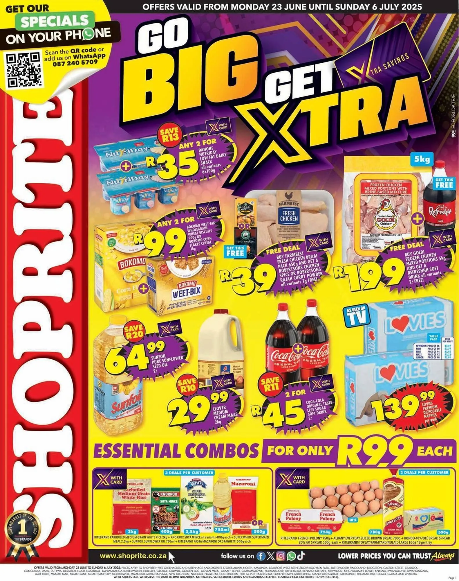 Shoprite catalogue from 23 June to 6 July 2025 - Catalogue Page 1