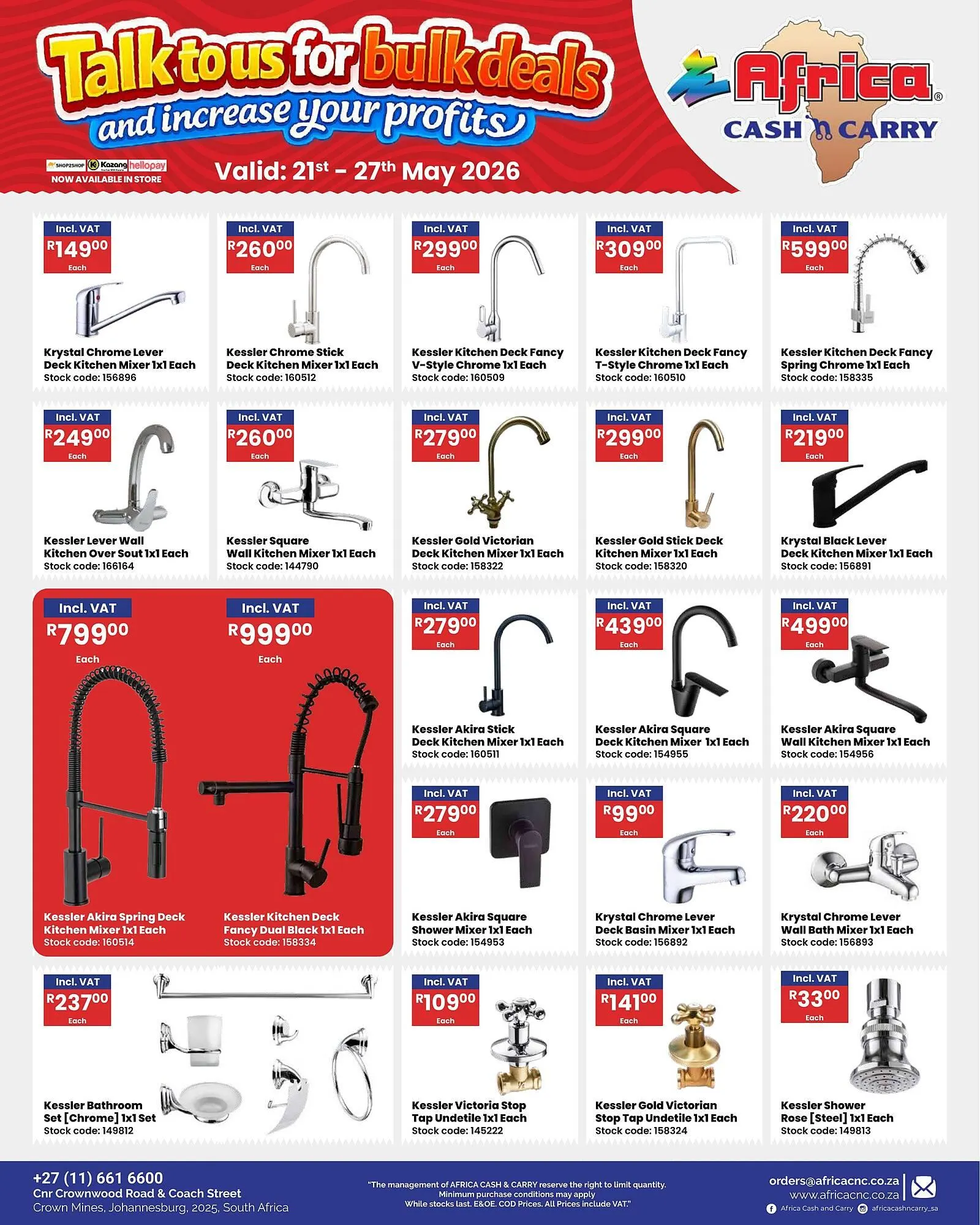 Africa Cash and Carry catalogue from 21 May to 27 May 2026 - Catalogue Page 35