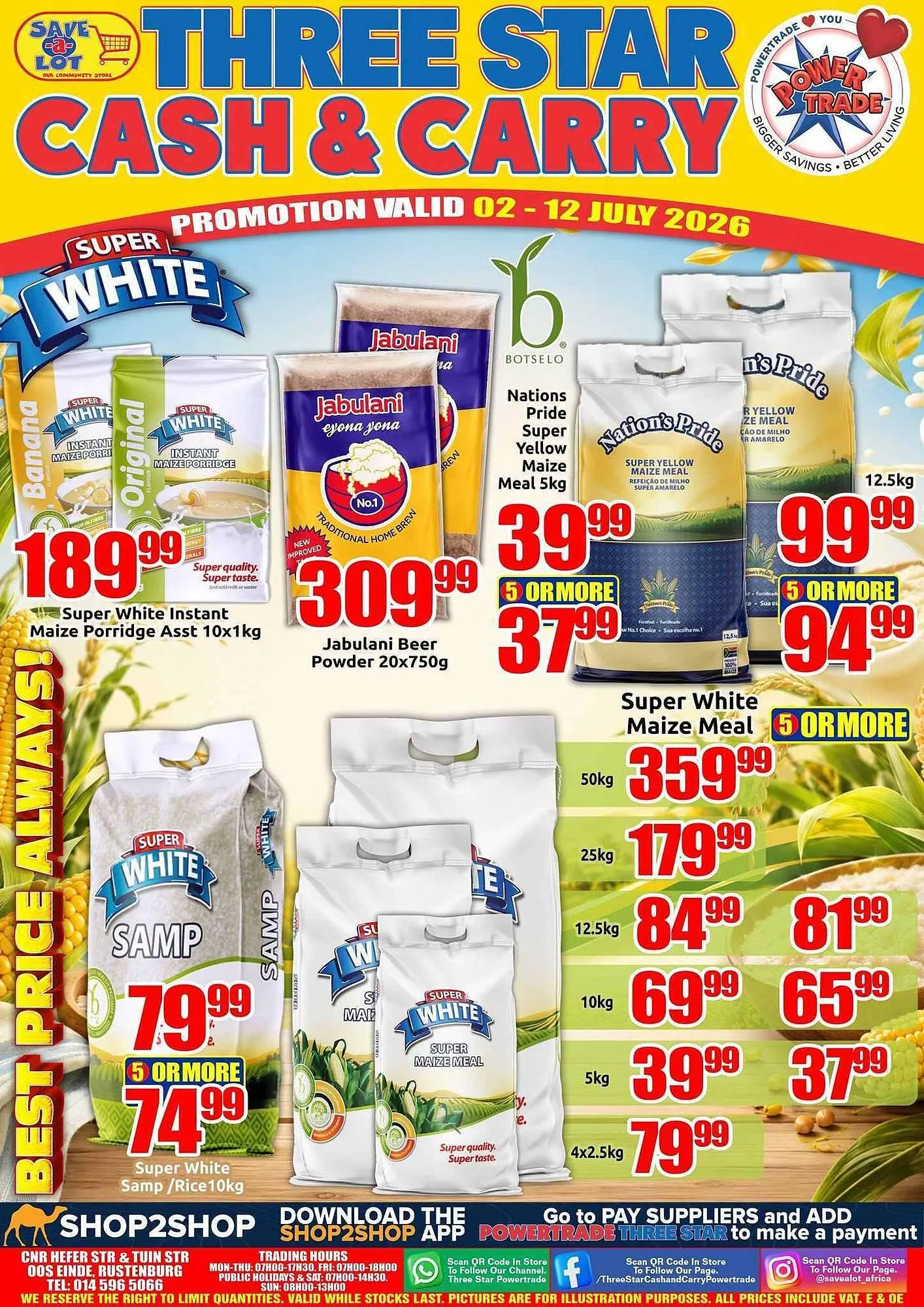 Three Star Cash and Carry catalogue from 2 July to 12 July 2026 - Catalogue Page 4