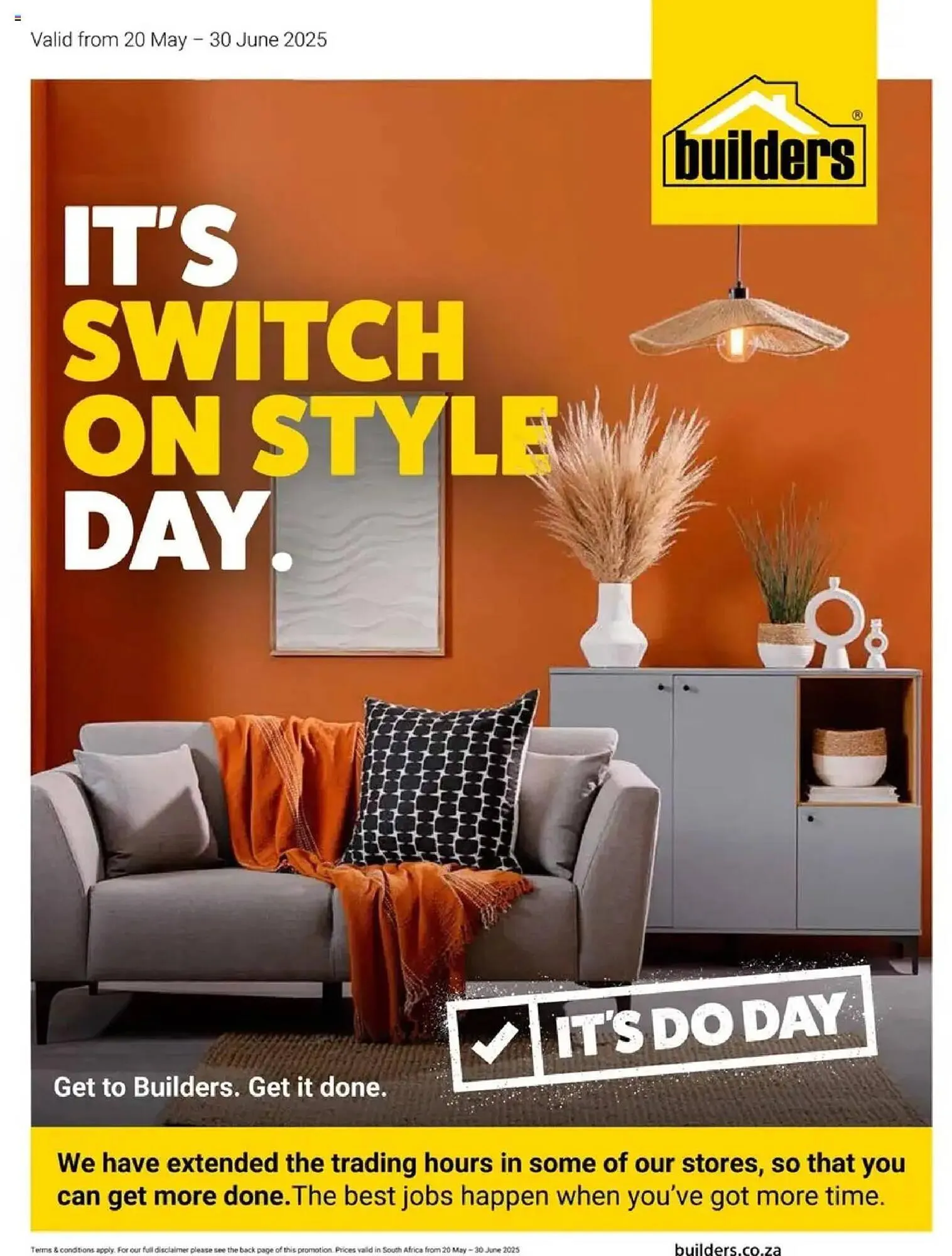 Builders Warehouse catalogue from 20 May to 30 June 2025 - Catalogue Page 1