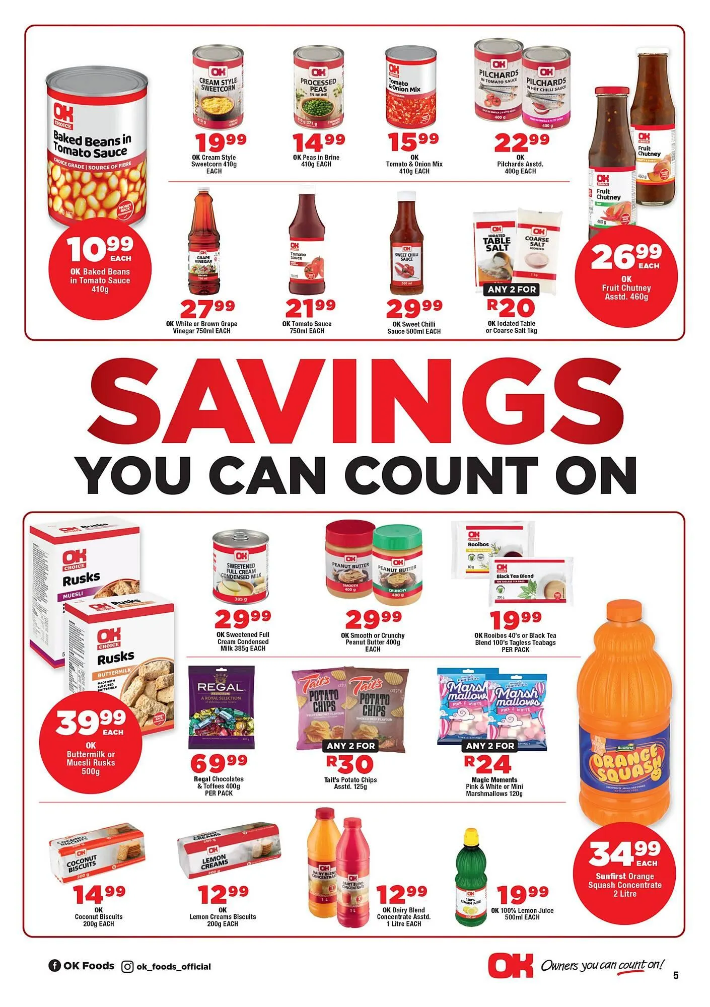 OK Foods catalogue from 15 October to 23 October 2025 - Catalogue Page 5