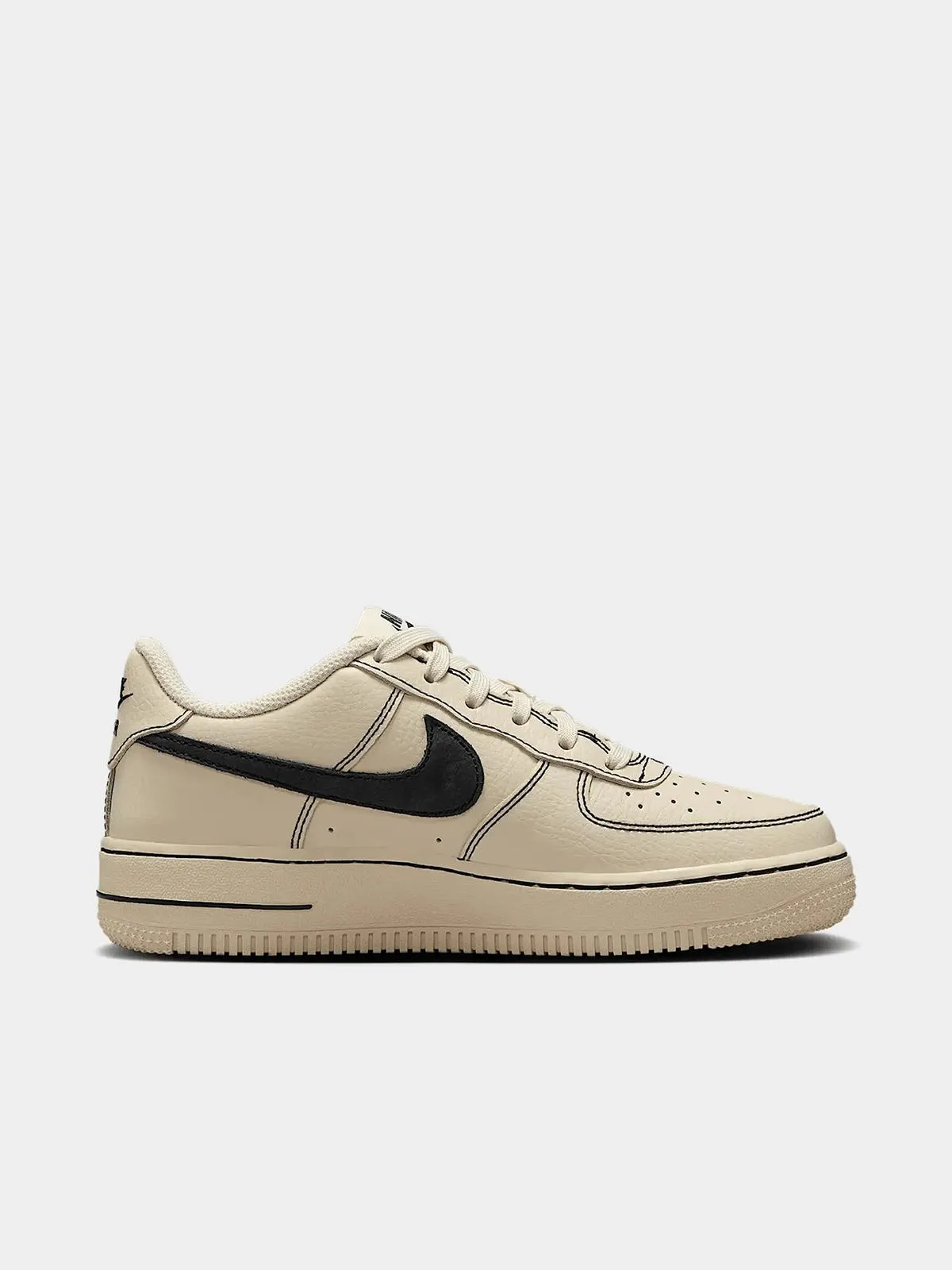 Nike Junior Air Force 1 LV8 Light Khaki/Black Sneaker