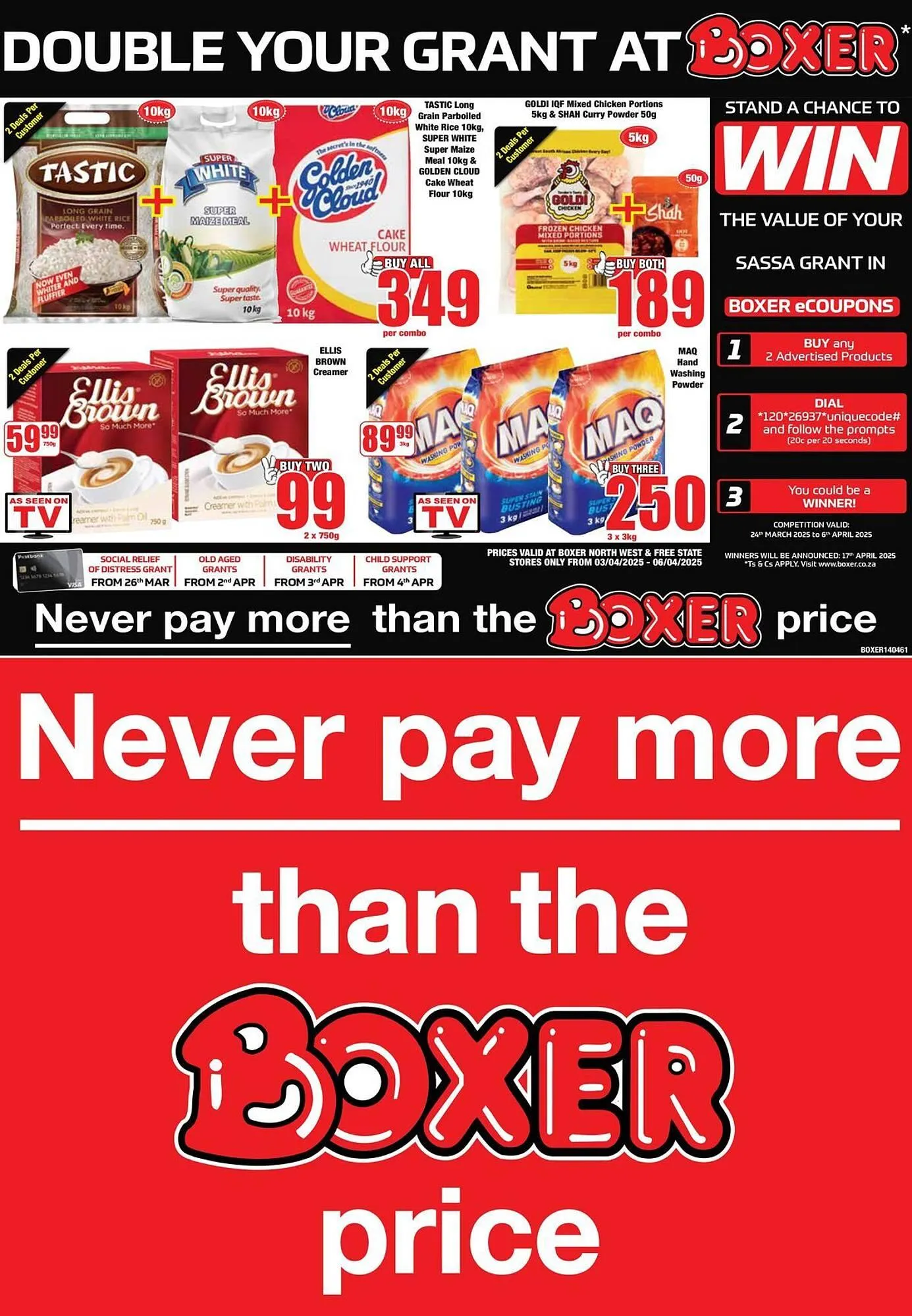 Boxer catalogue from 3 April to 6 April 2025 - Catalogue Page 1