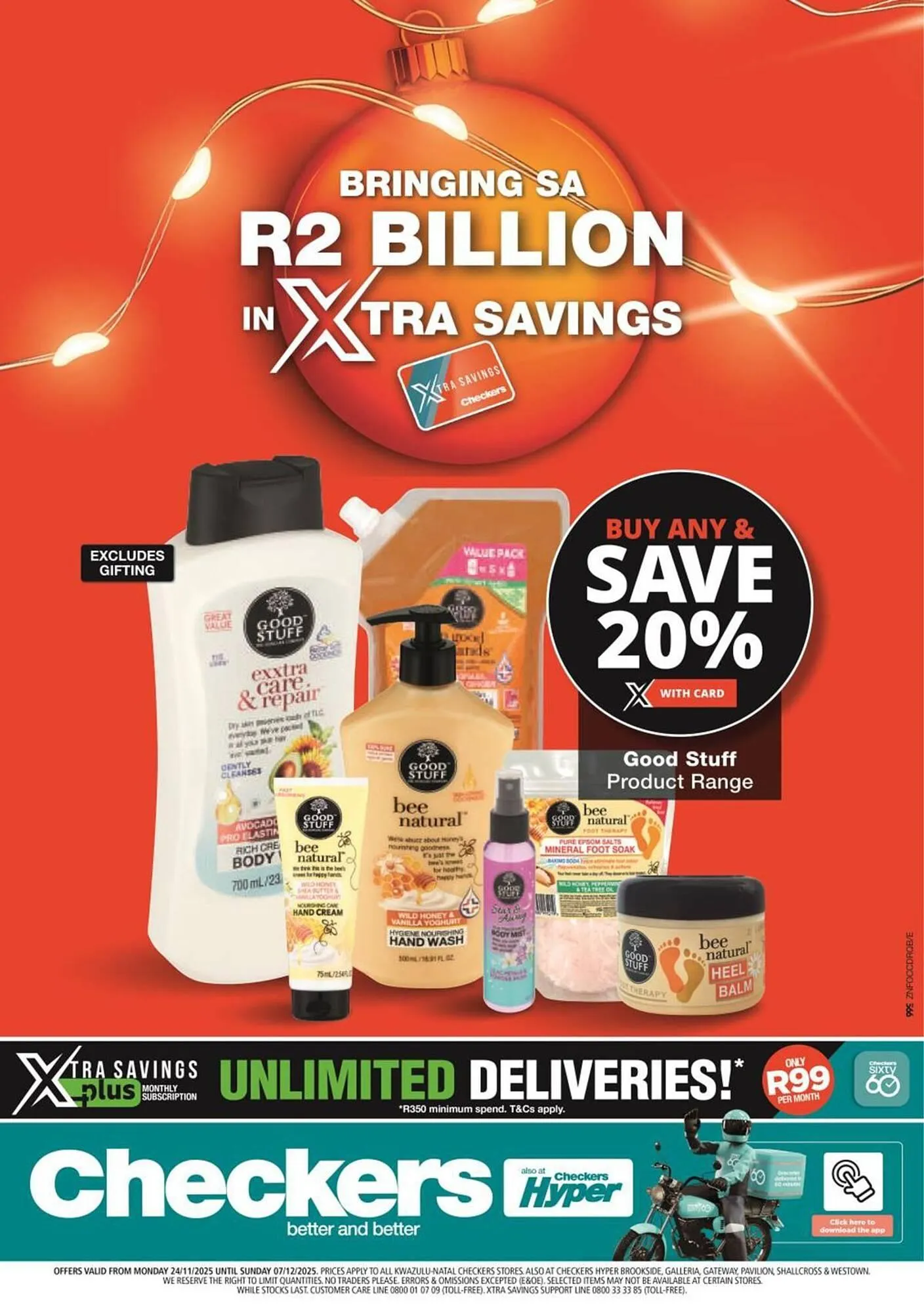 Checkers catalogue from 24 November to 7 December 2025 - Catalogue Page 1