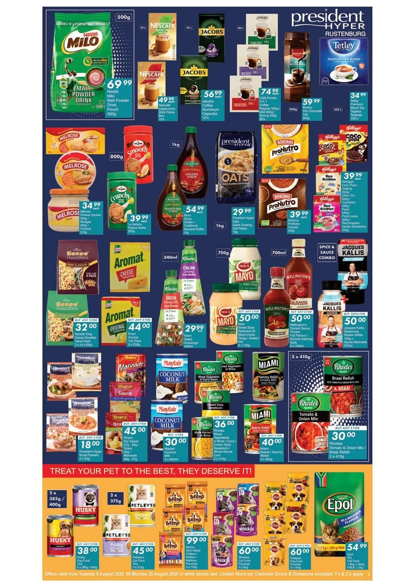 President Hyper catalogue from 5 August to 25 August 2025 - Catalogue Page 5