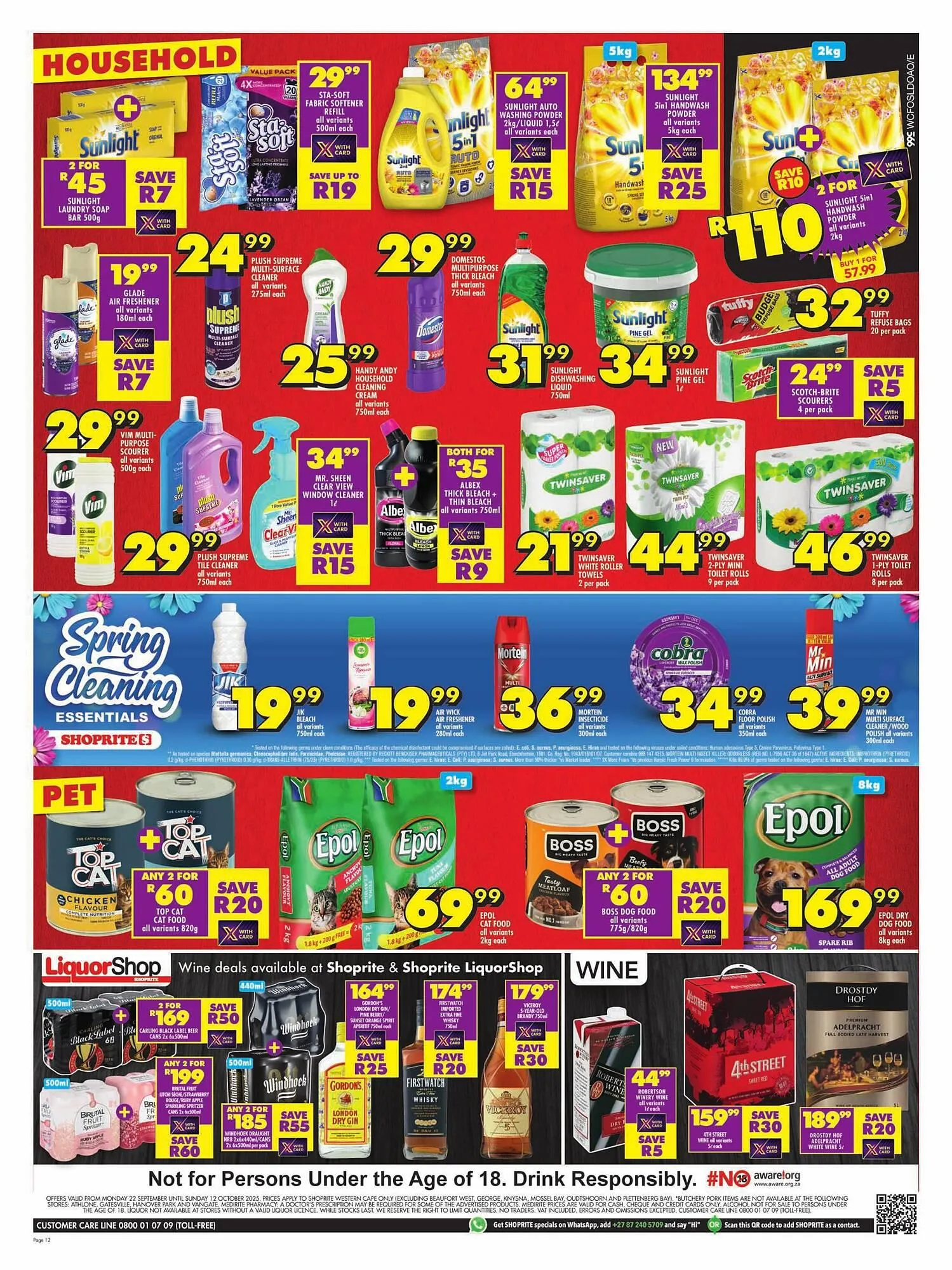 Shoprite catalogue from 22 September to 12 October 2025 - Catalogue Page 12