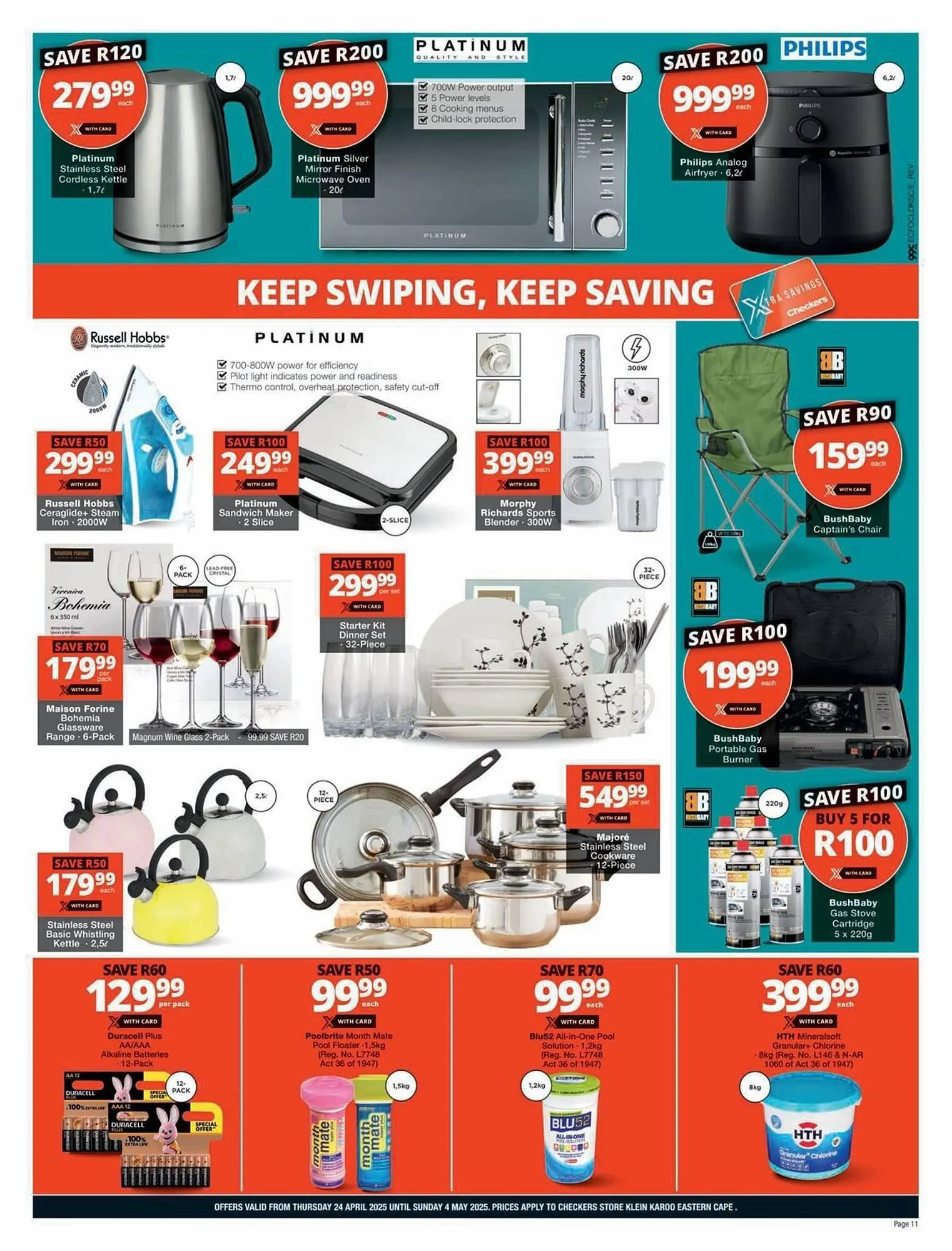 Checkers catalogue from 24 April to 4 May 2025 - Catalogue Page 11