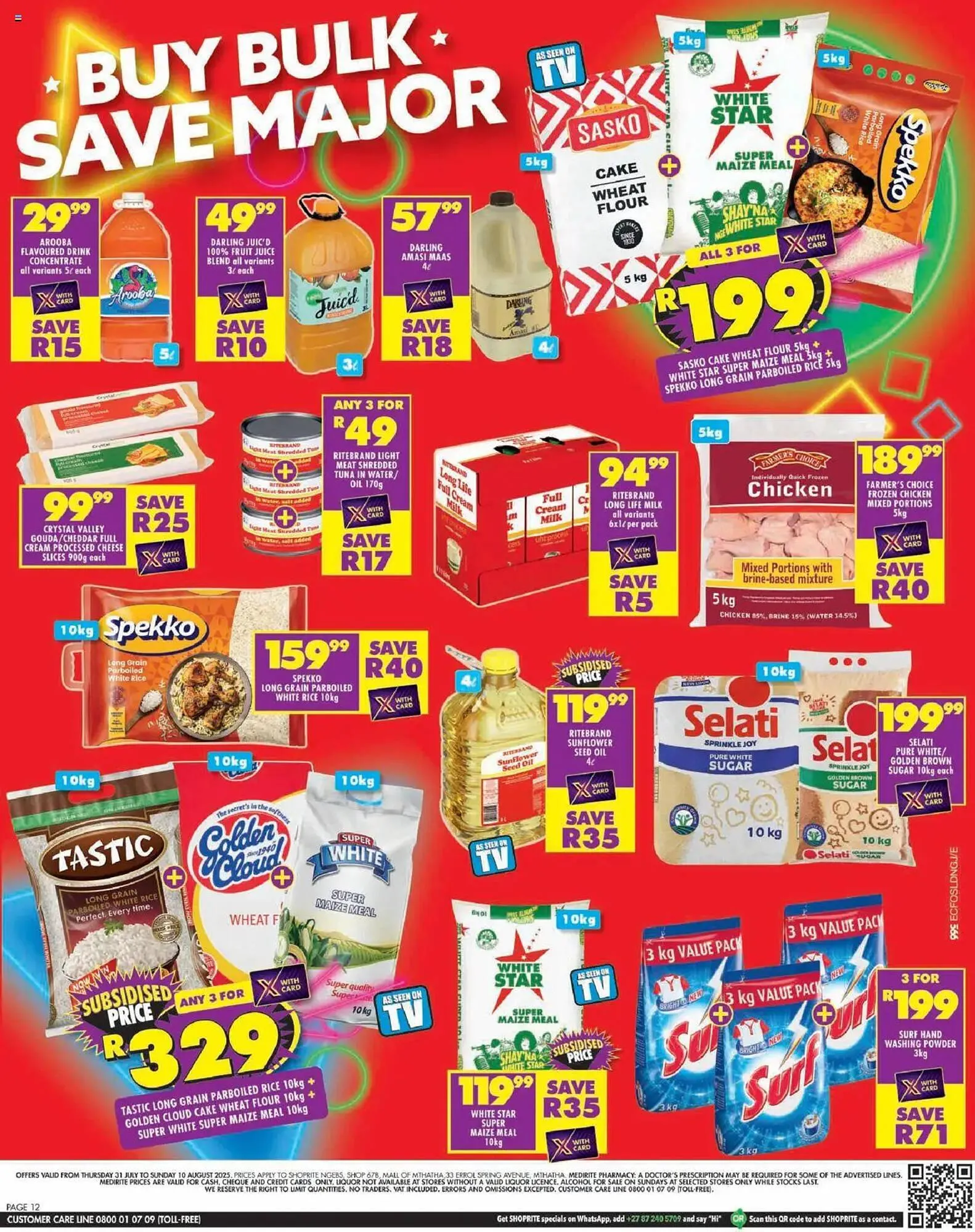Shoprite catalogue from 31 July to 10 August 2025 - Catalogue Page 12