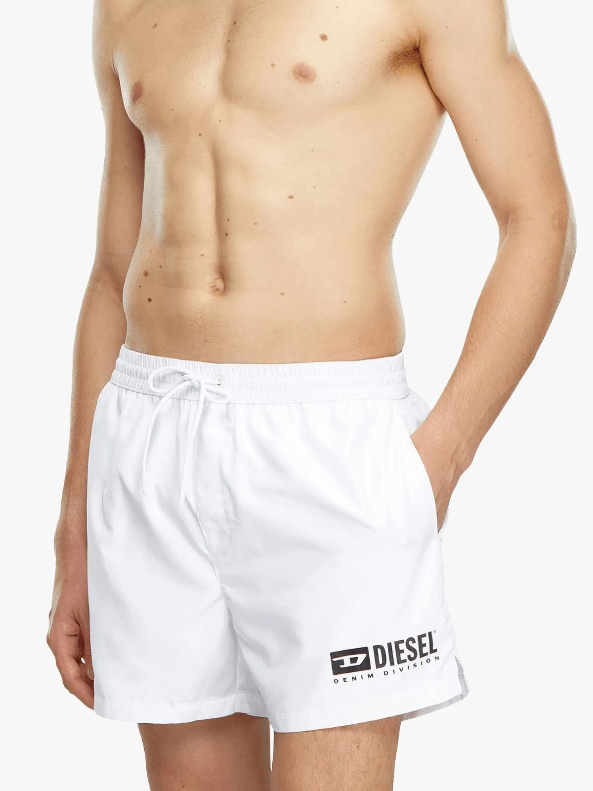 Men's Diesel White Ken-37-D Shorts
