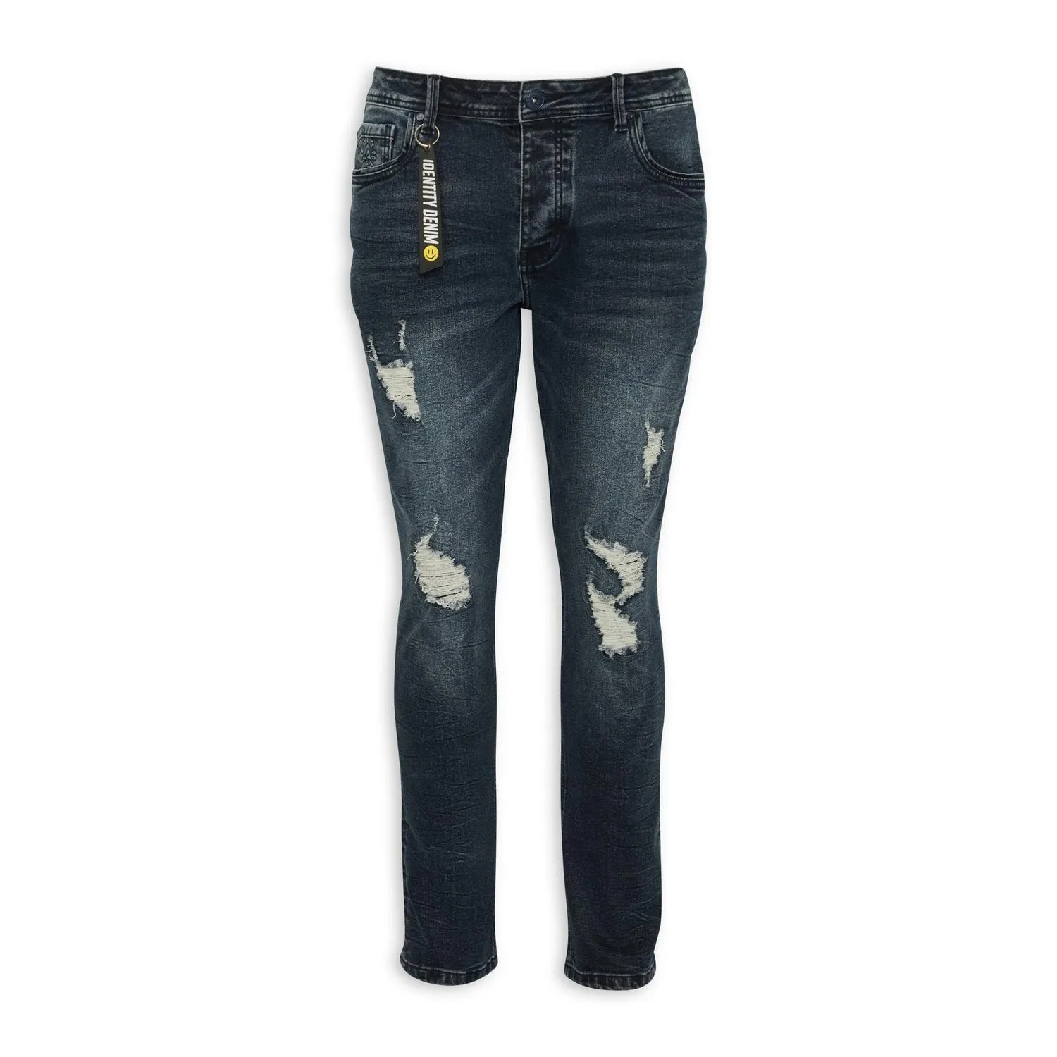 Indigo Ripped Skinny Jeans