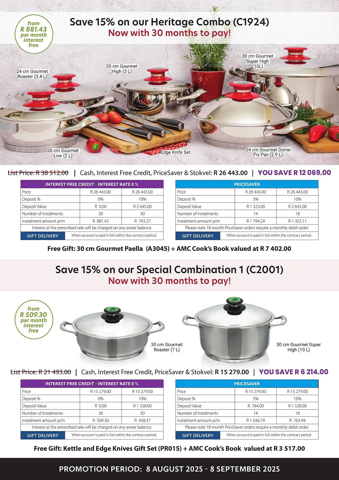 AMC Cookware catalogue from 8 August to 8 September 2025 - Catalogue Page 4