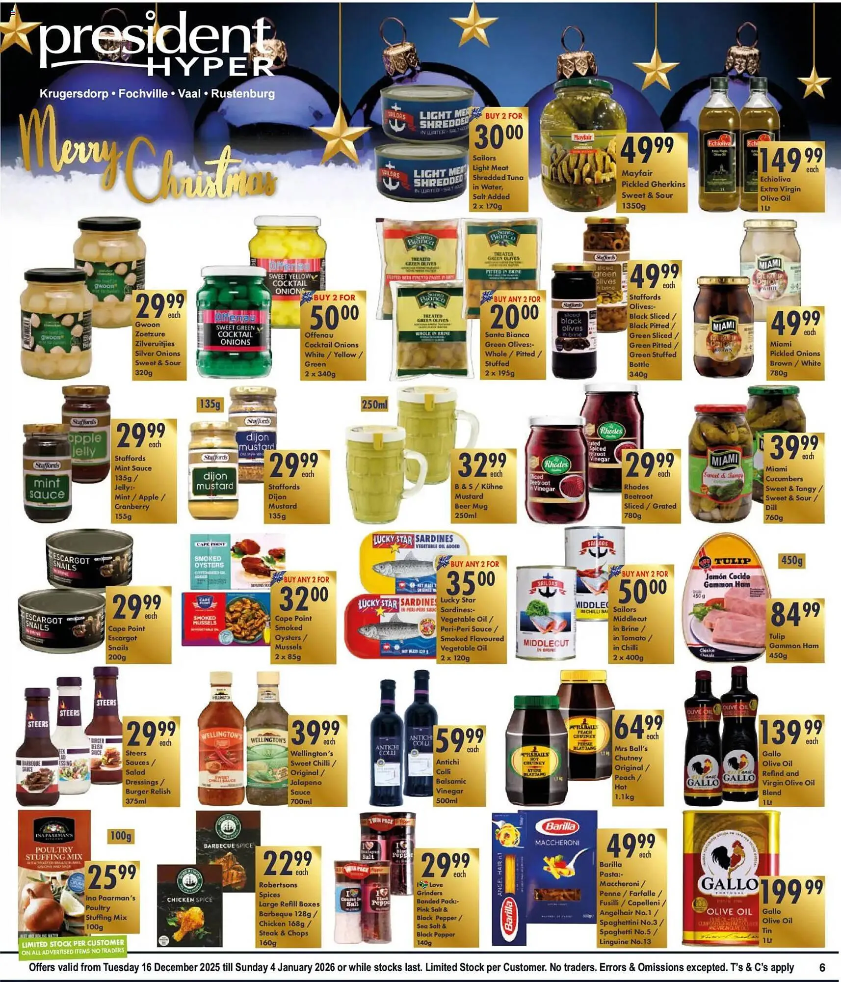 President Hyper catalogue from 16 December to 4 January 2026 - Catalogue Page 6