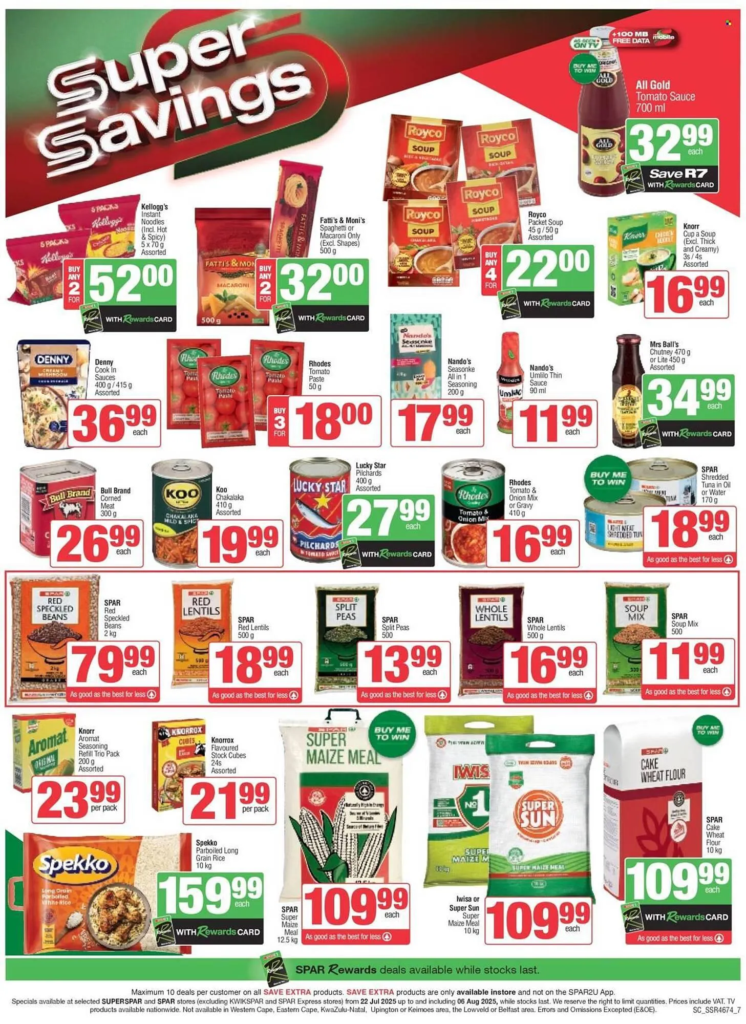 Spar catalogue from 22 July to 7 August 2025 - Catalogue Page 7