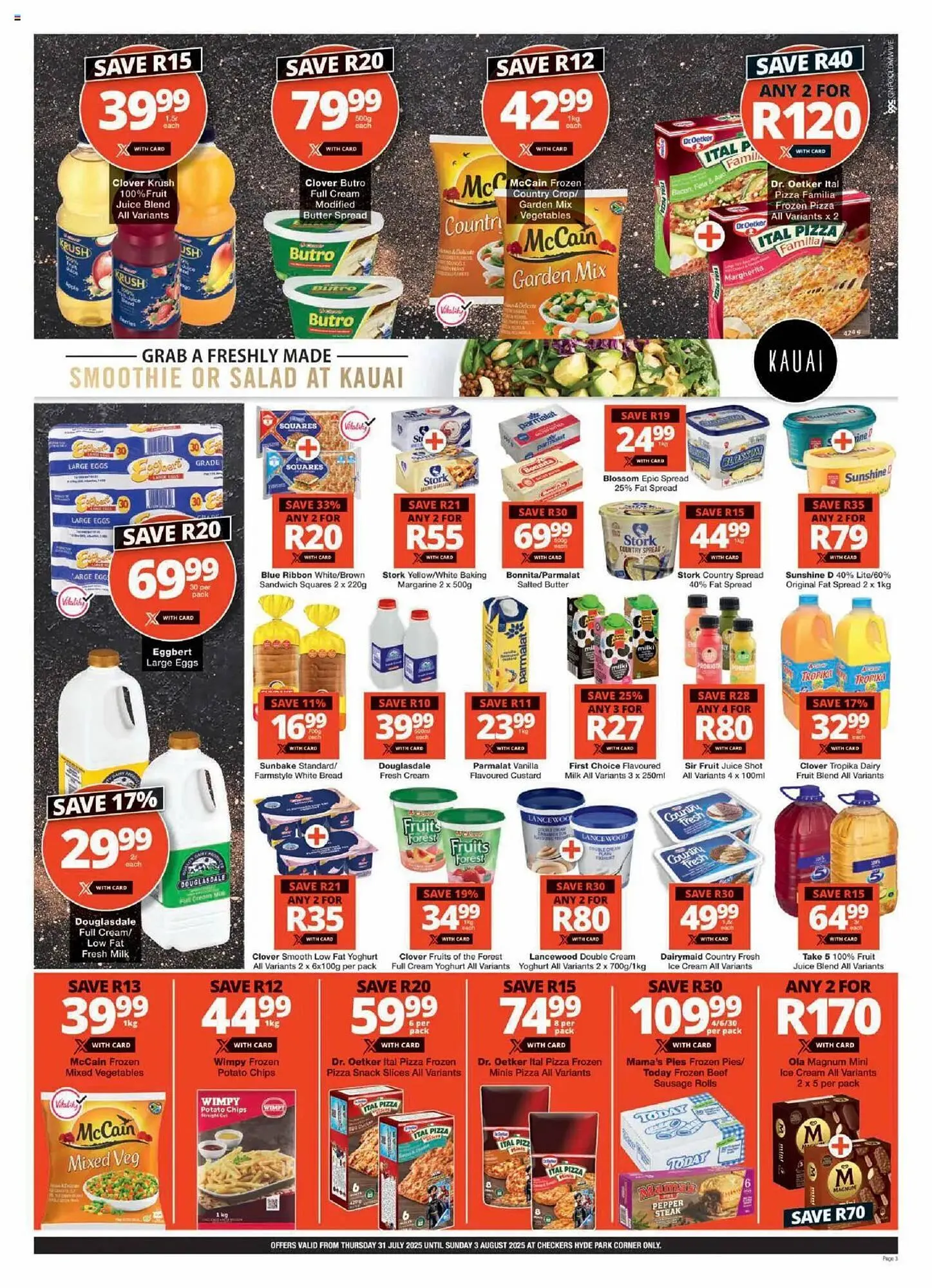 Checkers catalogue from 31 July to 3 August 2025 - Catalogue Page 3