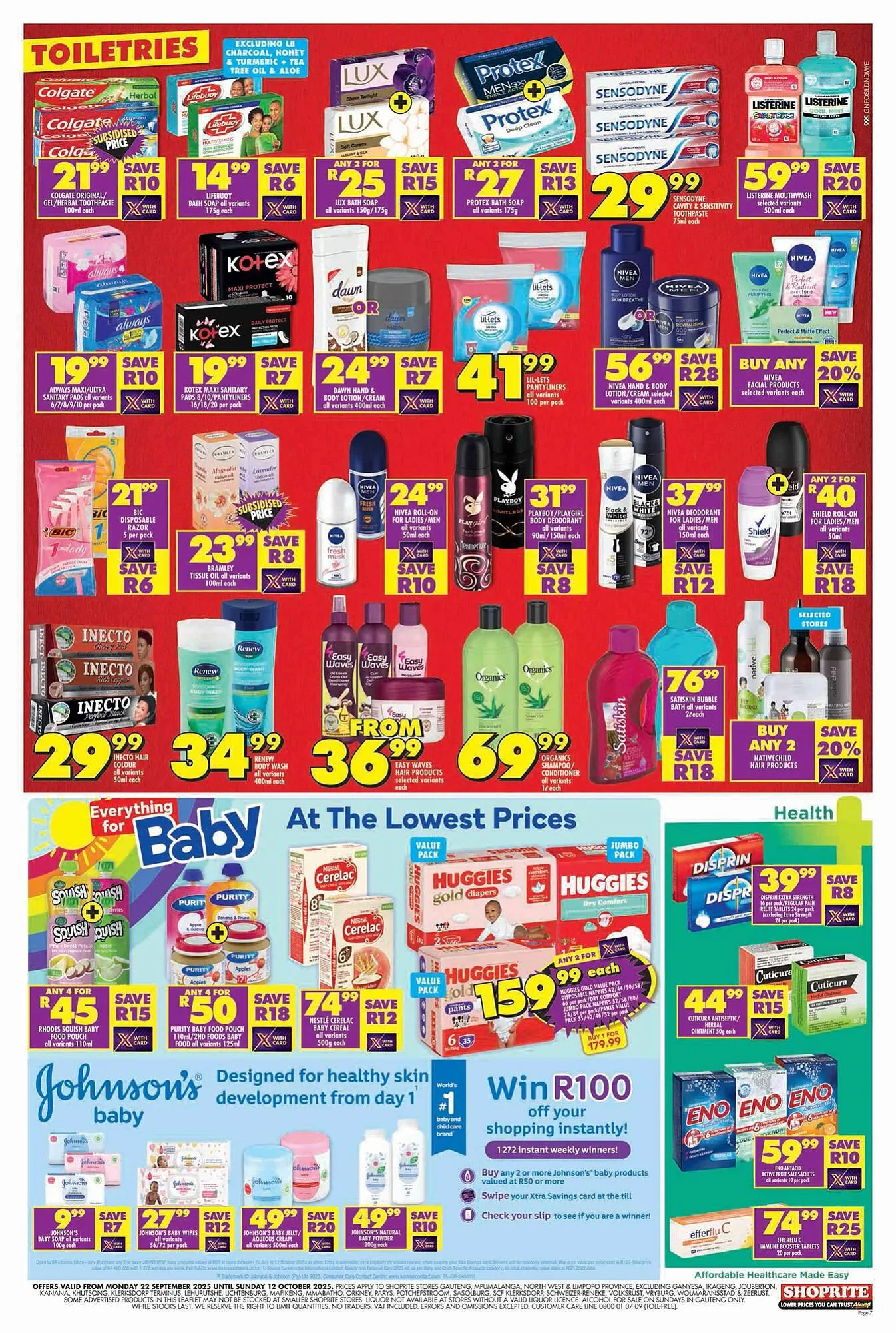 Shoprite catalogue from 22 September to 12 October 2025 - Catalogue Page 7