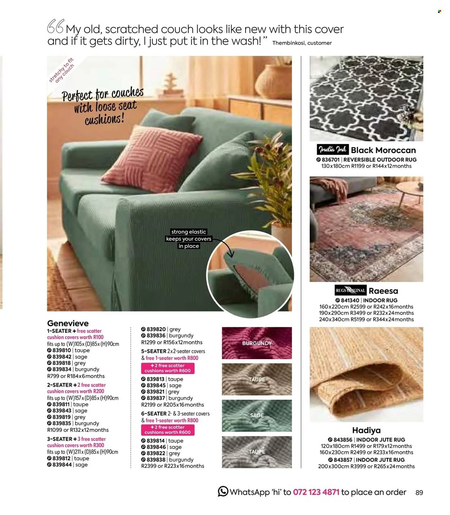 HomeChoice catalogue from 1 November to 31 December 2025 - Catalogue Page 89