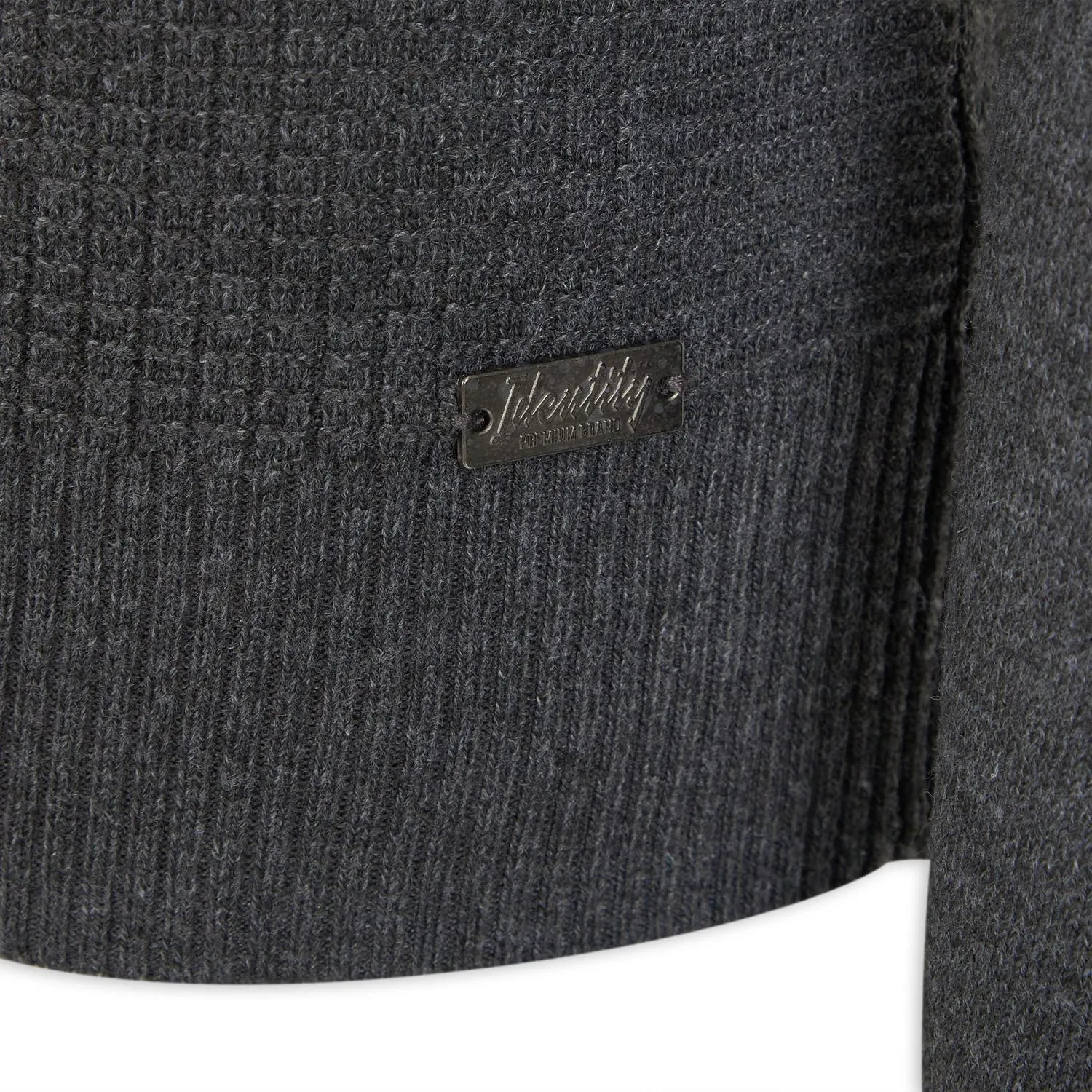 Charcoal Polo Neck