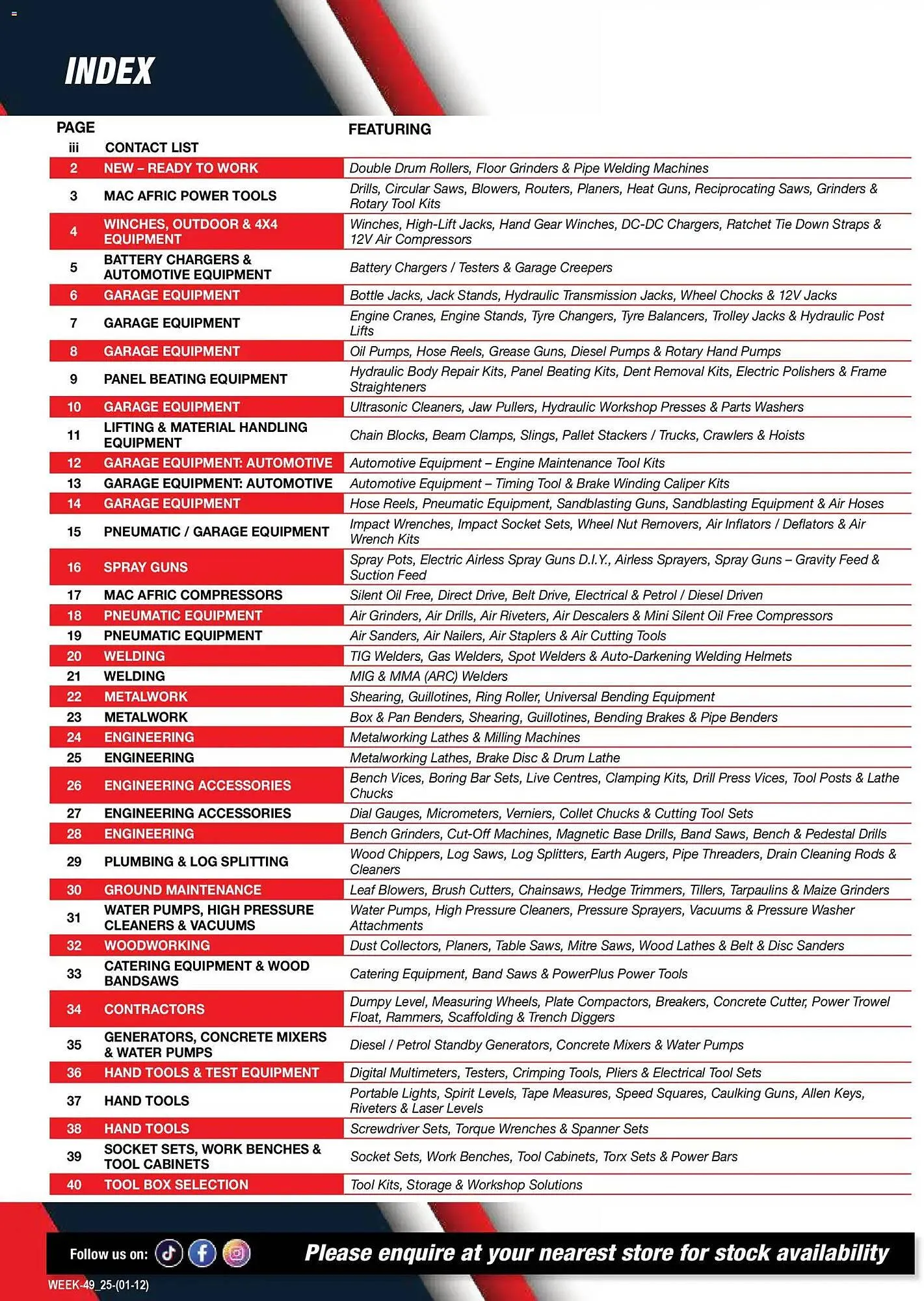 Adendorff Machinery Mart catalogue from 30 November to 31 December 2025 - Catalogue Page 2