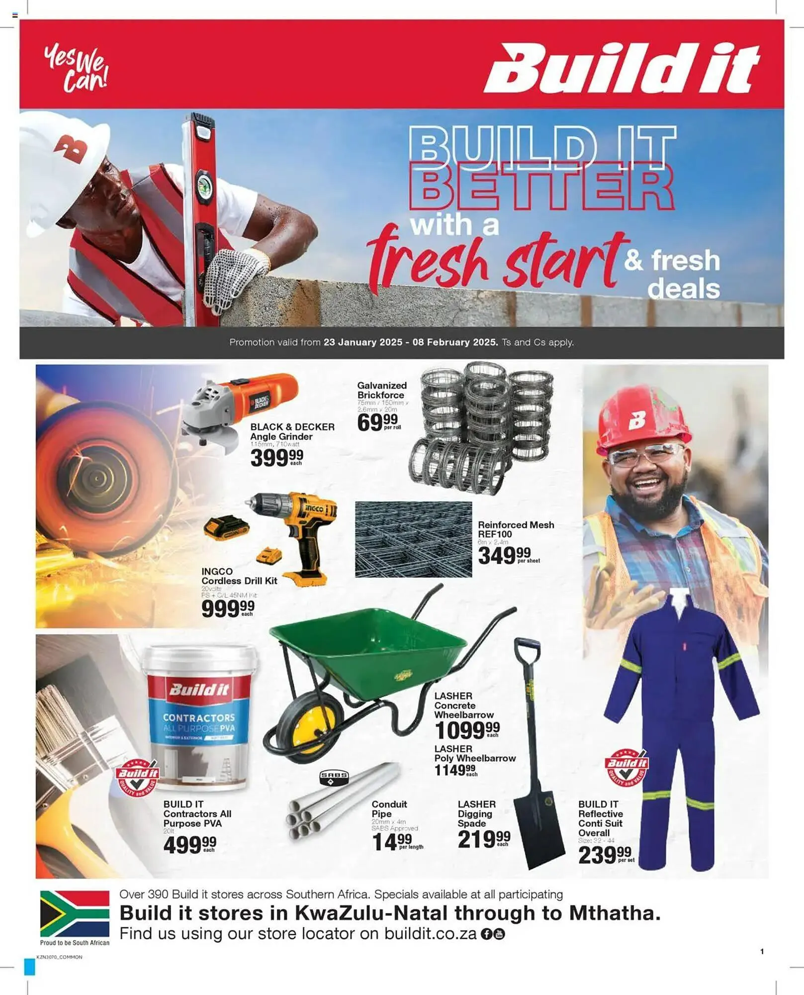 Build It catalogue from 23 January to 8 February 2025 - Catalogue Page 1