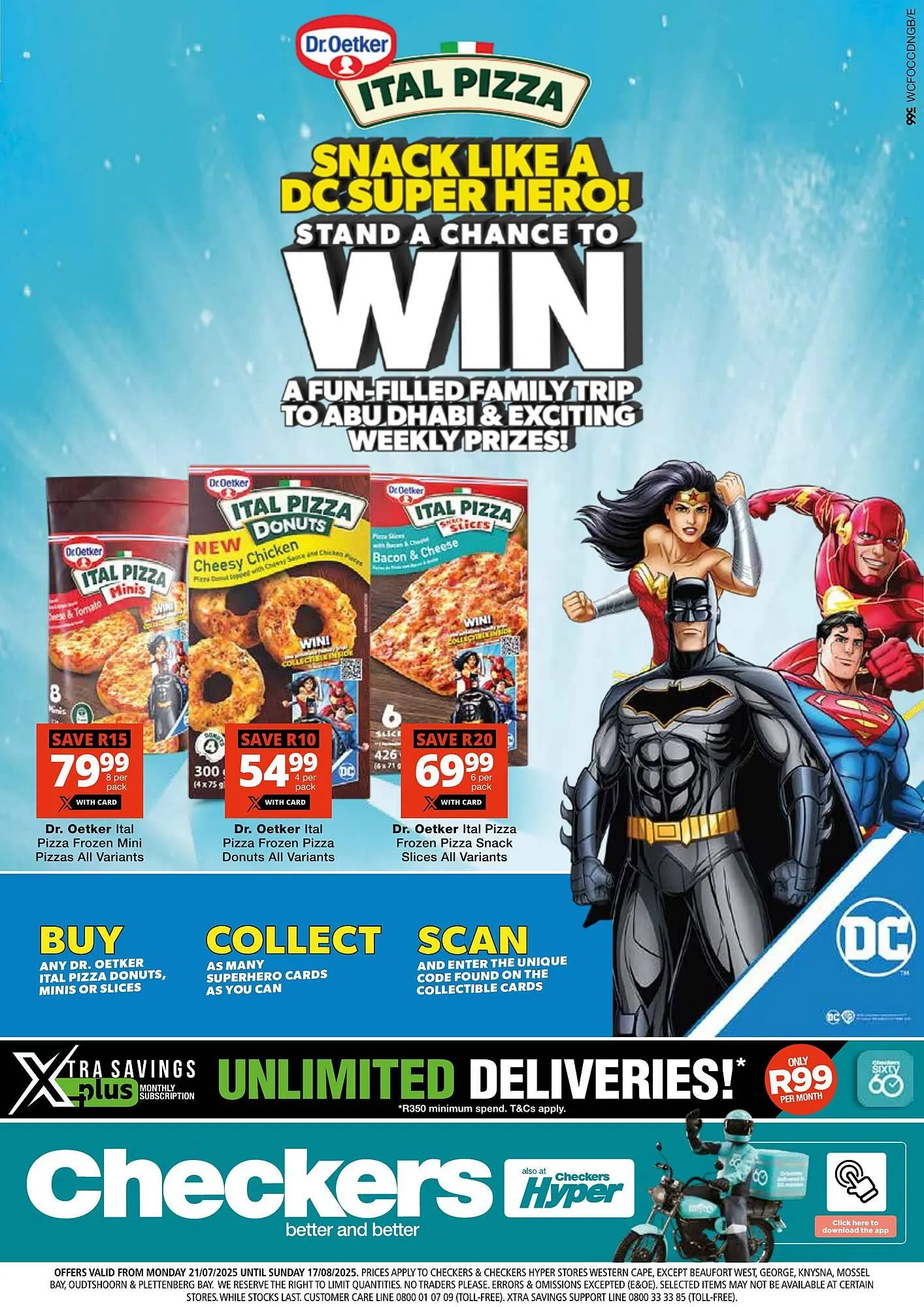 Checkers catalogue from 21 July to 17 August 2025 - Catalogue Page 1