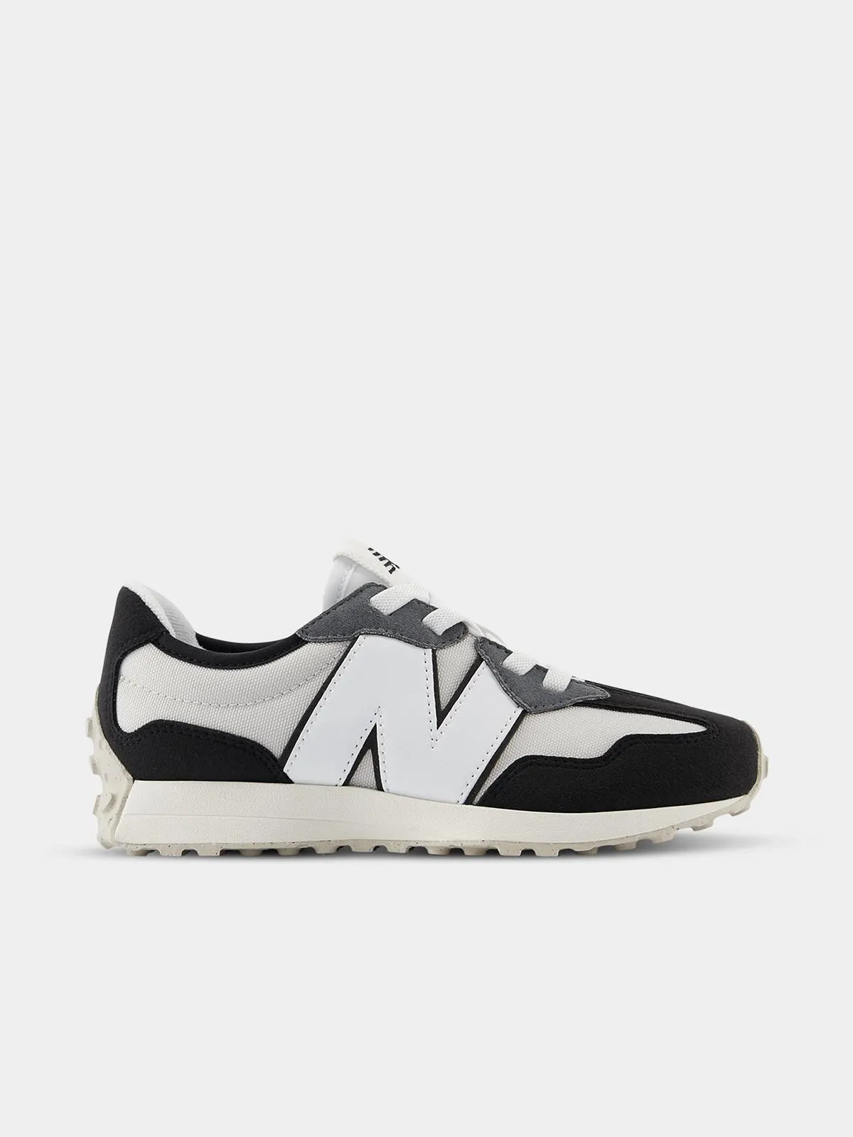 New Balance Kids 327 White/Black Sneaker
