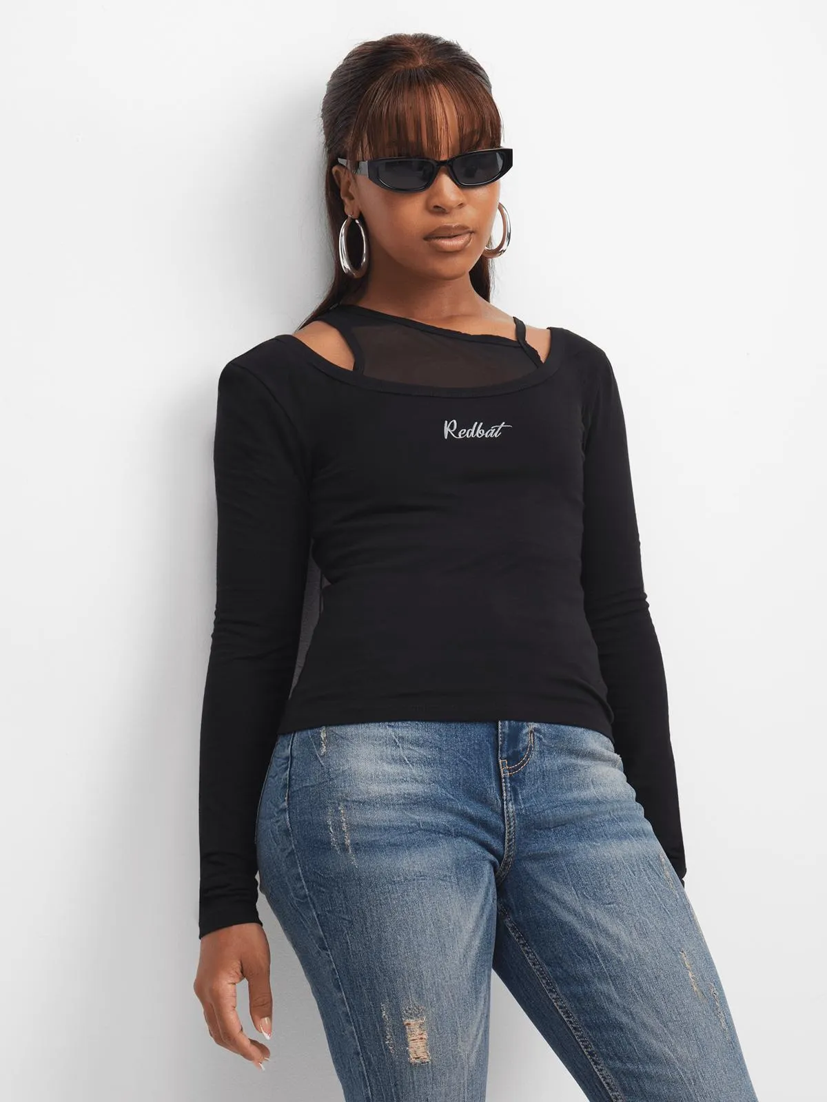 Redbat Women's Black Top