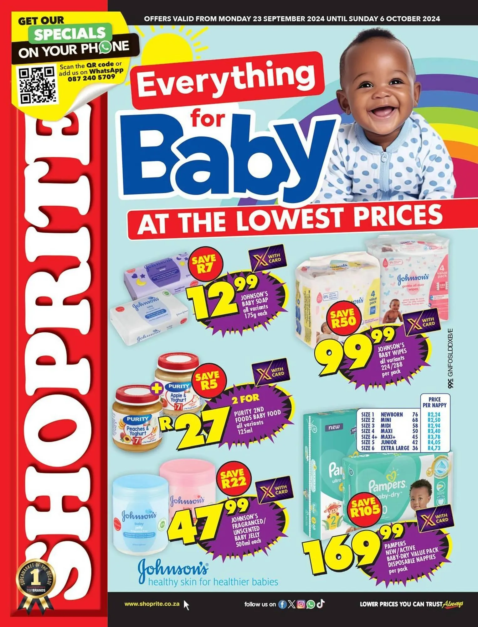 Shoprite catalogue from 24 September to 6 October 2024 - Catalogue Page 1