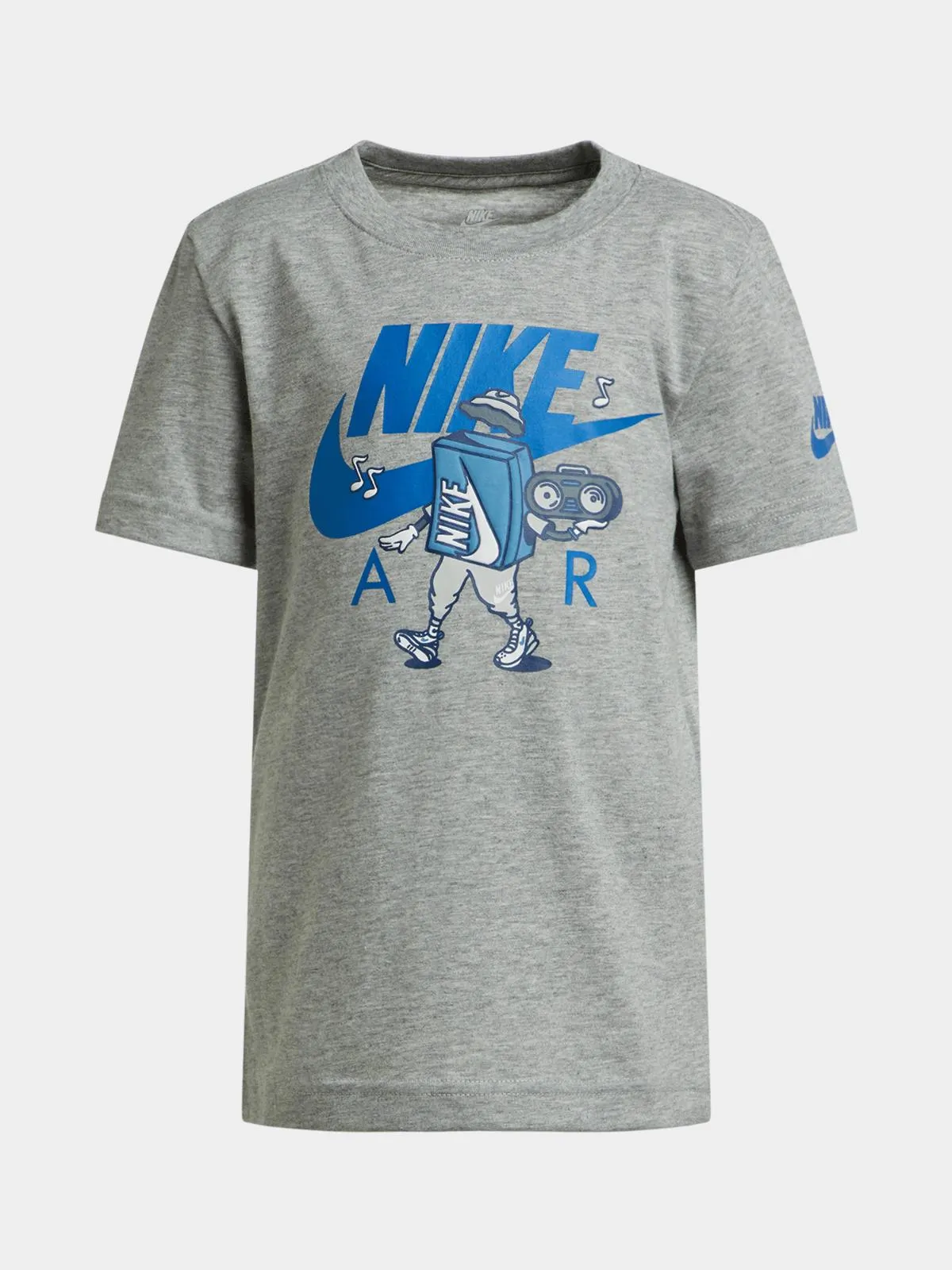 Nike Boys Kids Nike Air Boxy Grey T-Shirt