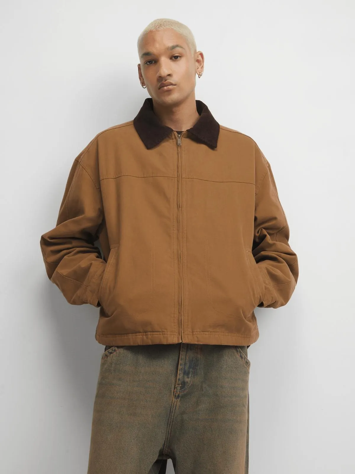 Redbat Men's Brown Jacket