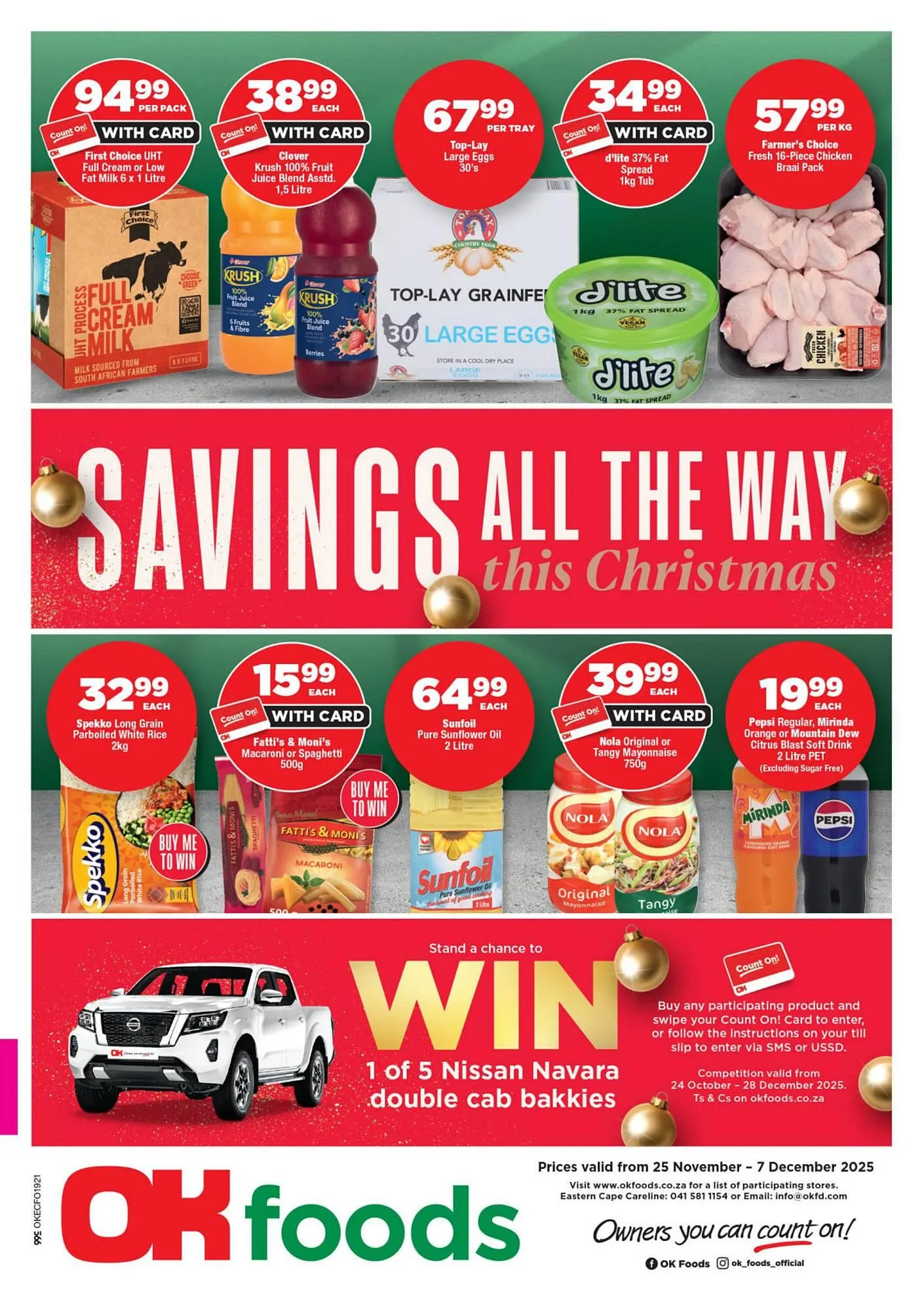 OK Foods catalogue from 25 November to 7 December 2025 - Catalogue Page 1