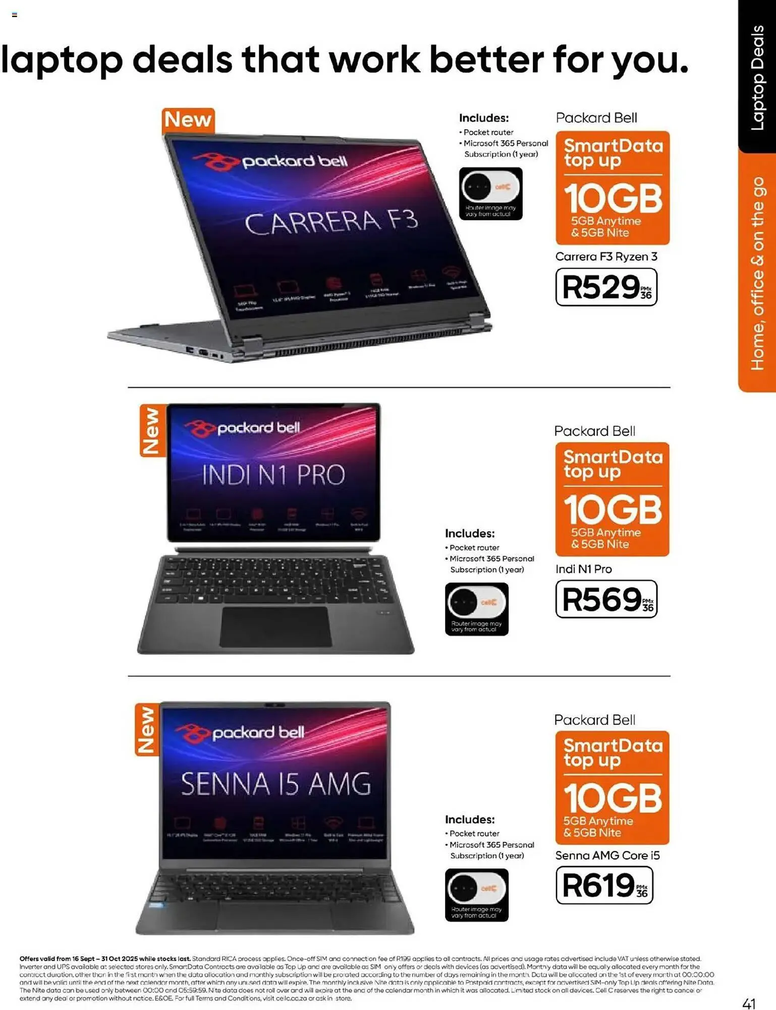 Cell C catalogue from 16 September to 31 October 2025 - Catalogue Page 41