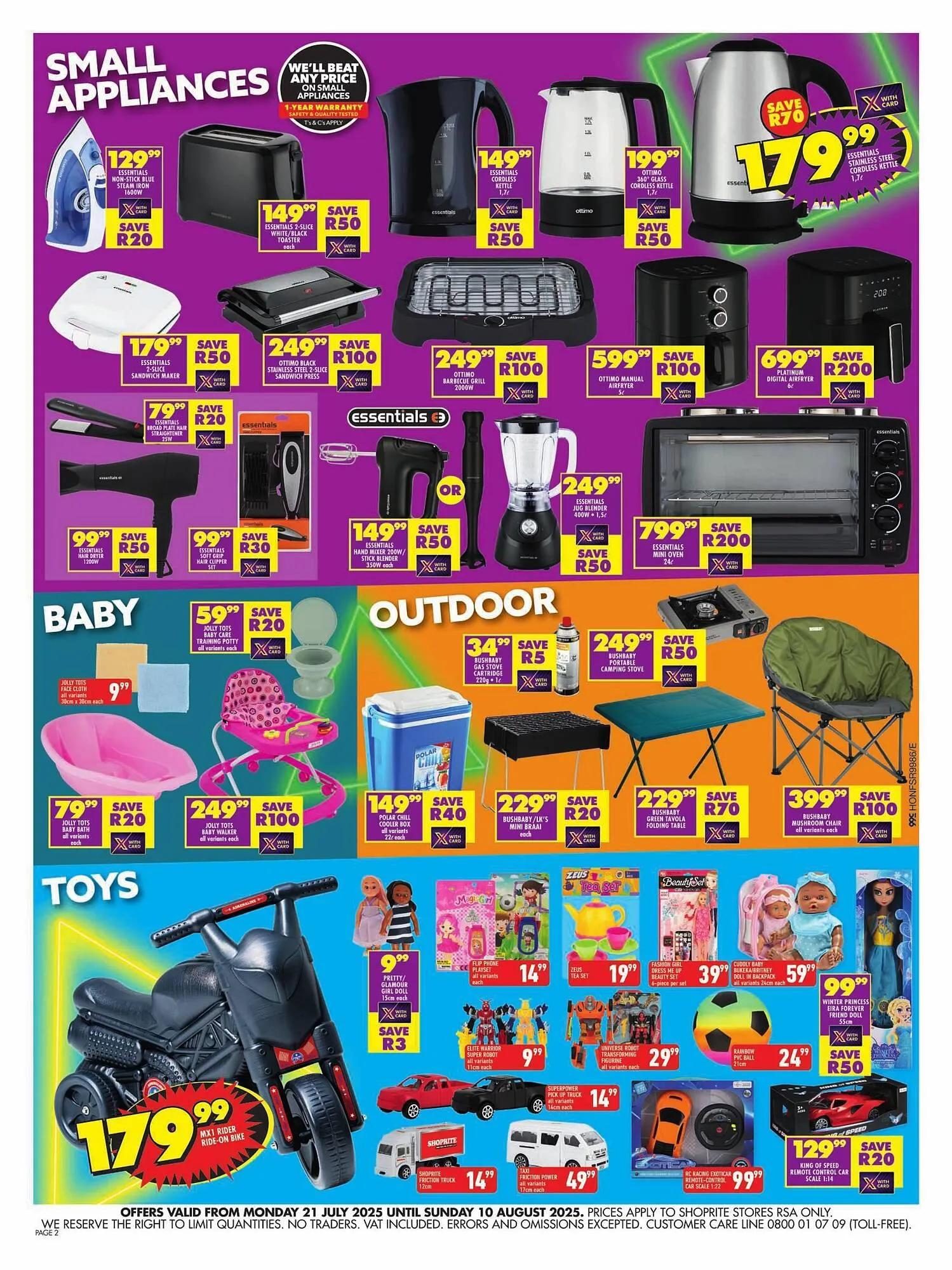 Shoprite catalogue from 21 July to 10 August 2025 - Catalogue Page 2