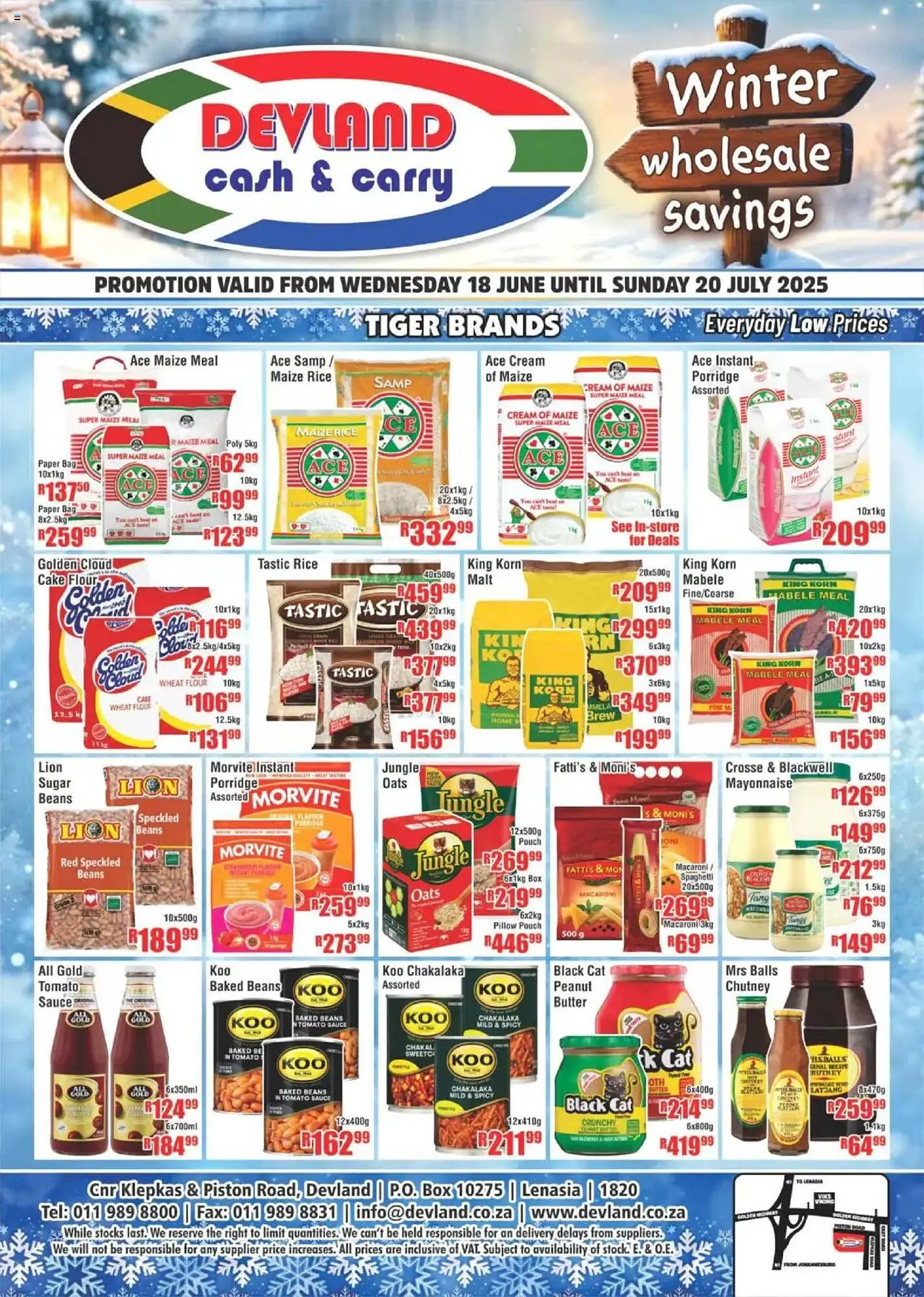 Devland Cash And Carry catalogue from 18 June to 20 July 2025 - Catalogue Page 1