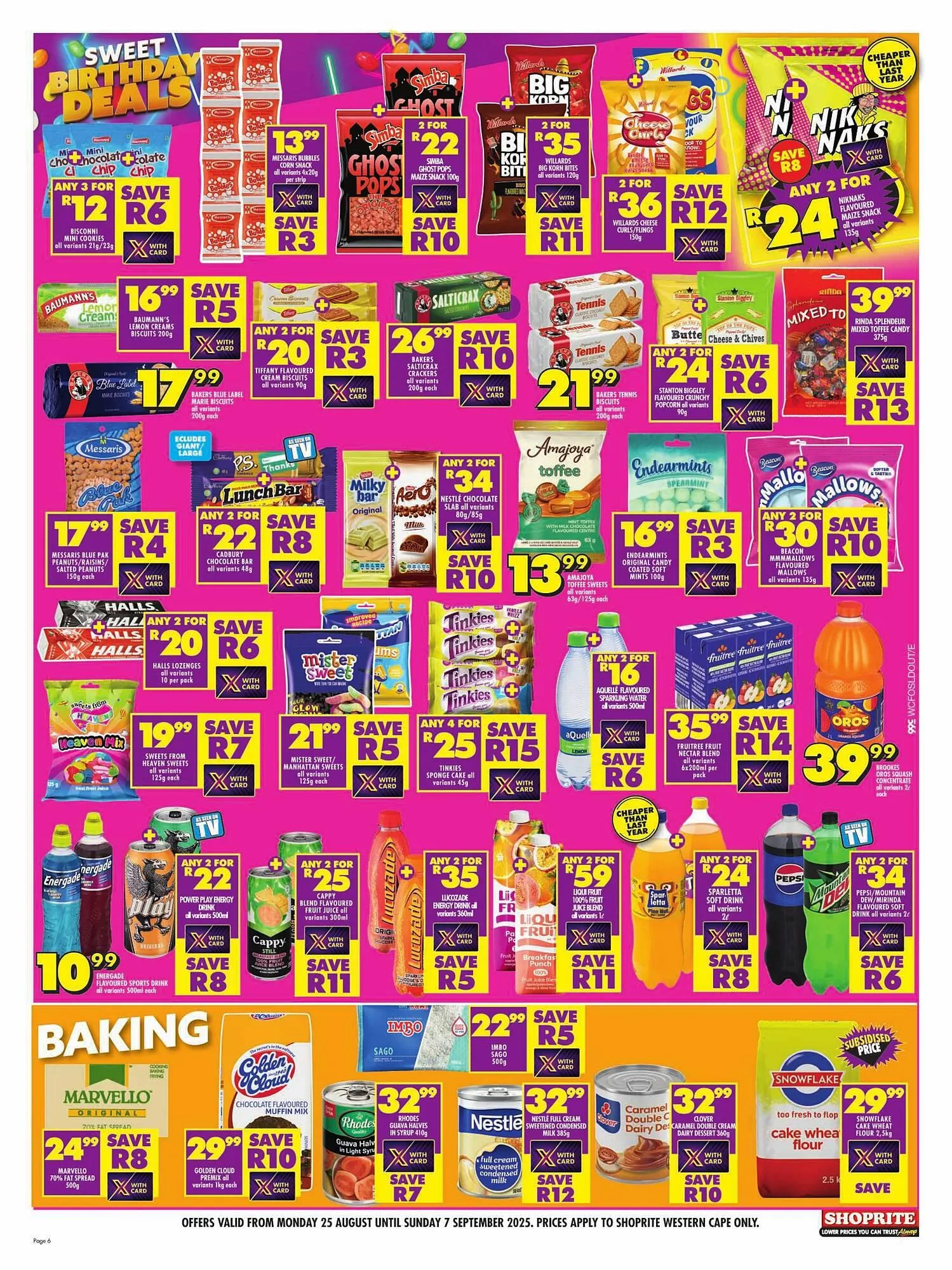 Shoprite catalogue from 25 August to 7 September 2025 - Catalogue Page 6