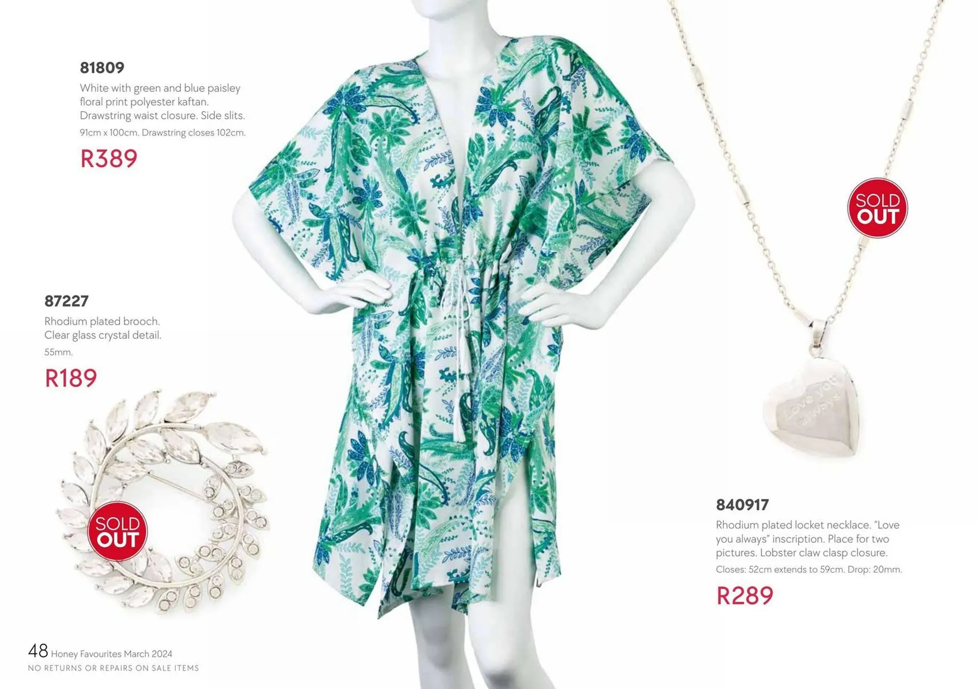 Honey Fashion Accessories catalogue from 29 March to 30 April 2024 - Catalogue Page 44