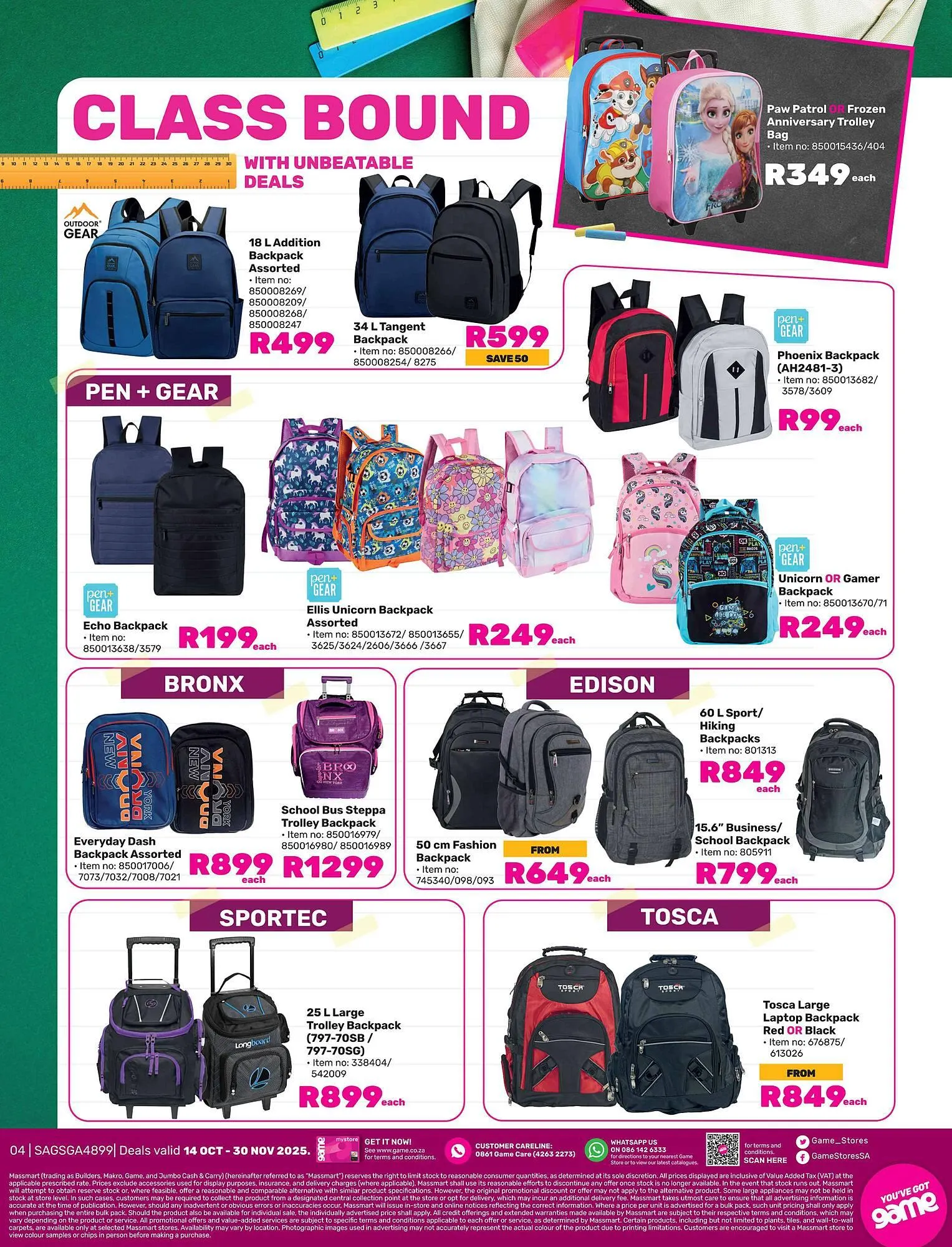 Game catalogue from 14 October to 30 November 2025 - Catalogue Page 4