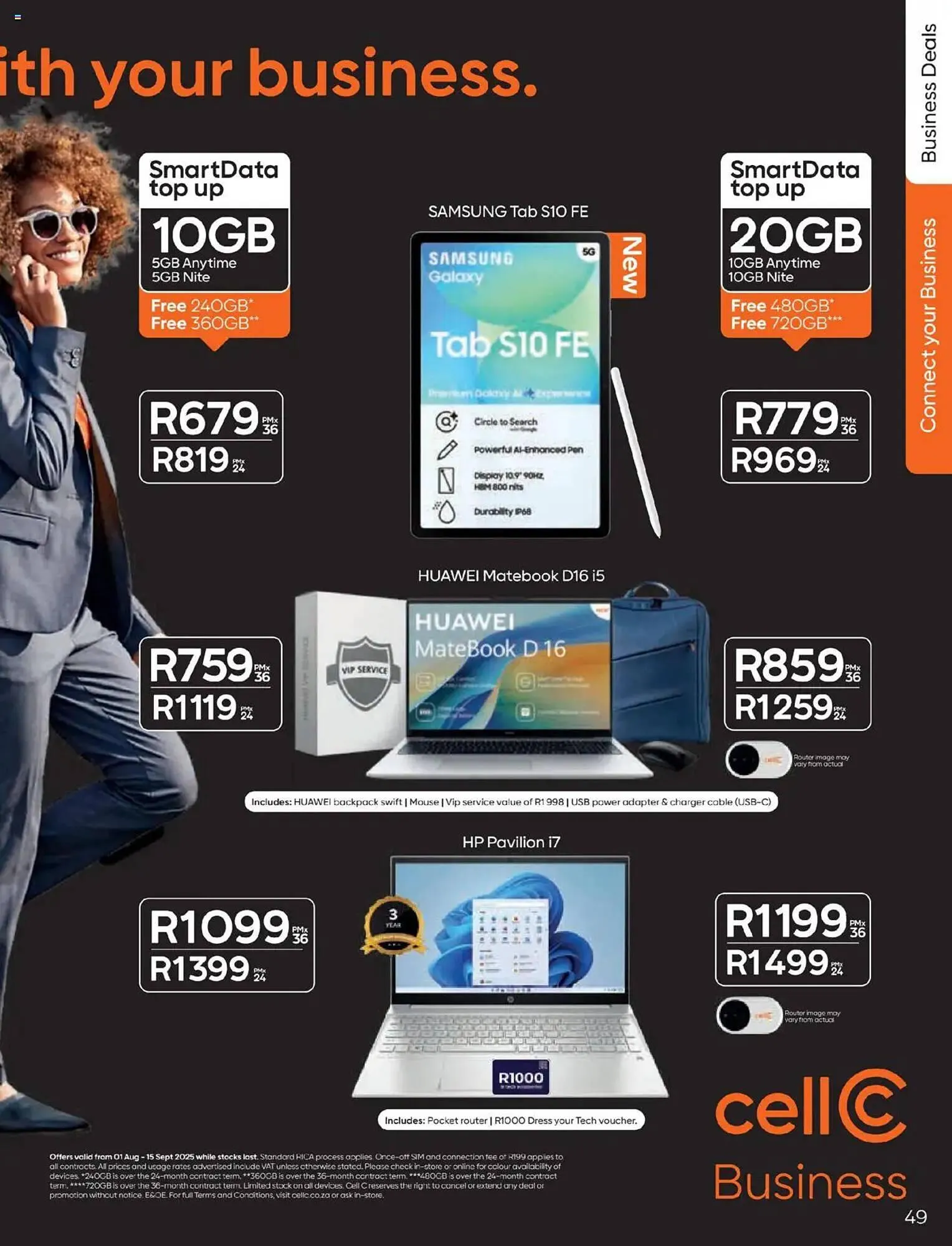 Cell C catalogue from 1 August to 15 September 2025 - Catalogue Page 49