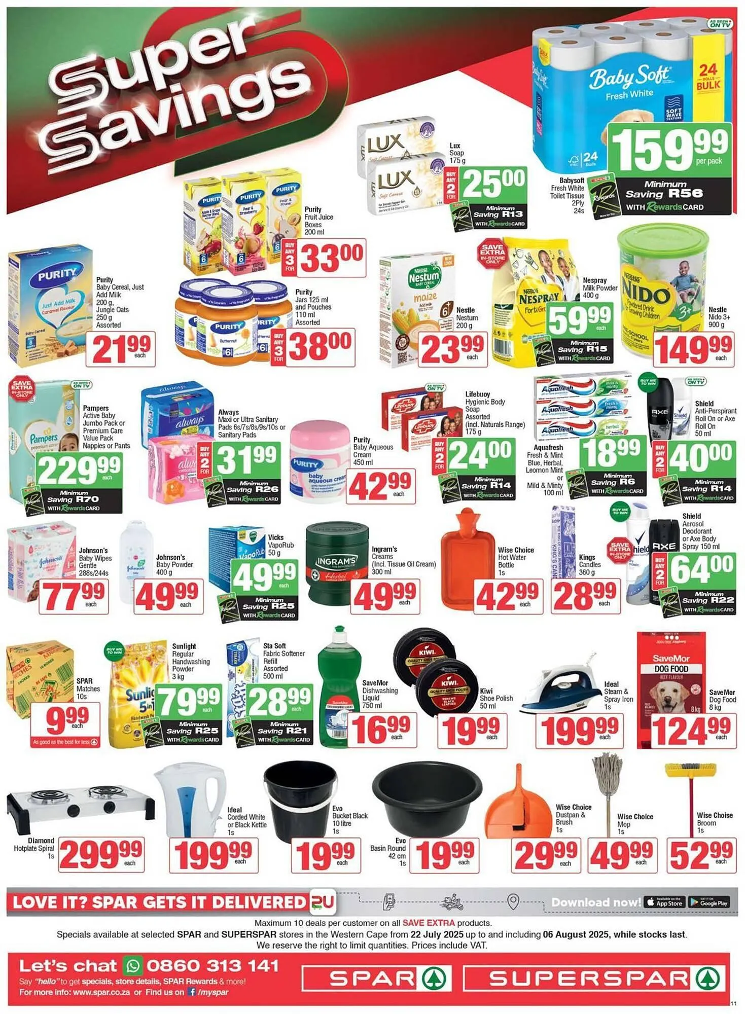 Spar catalogue from 30 July to 6 August 2025 - Catalogue Page 3