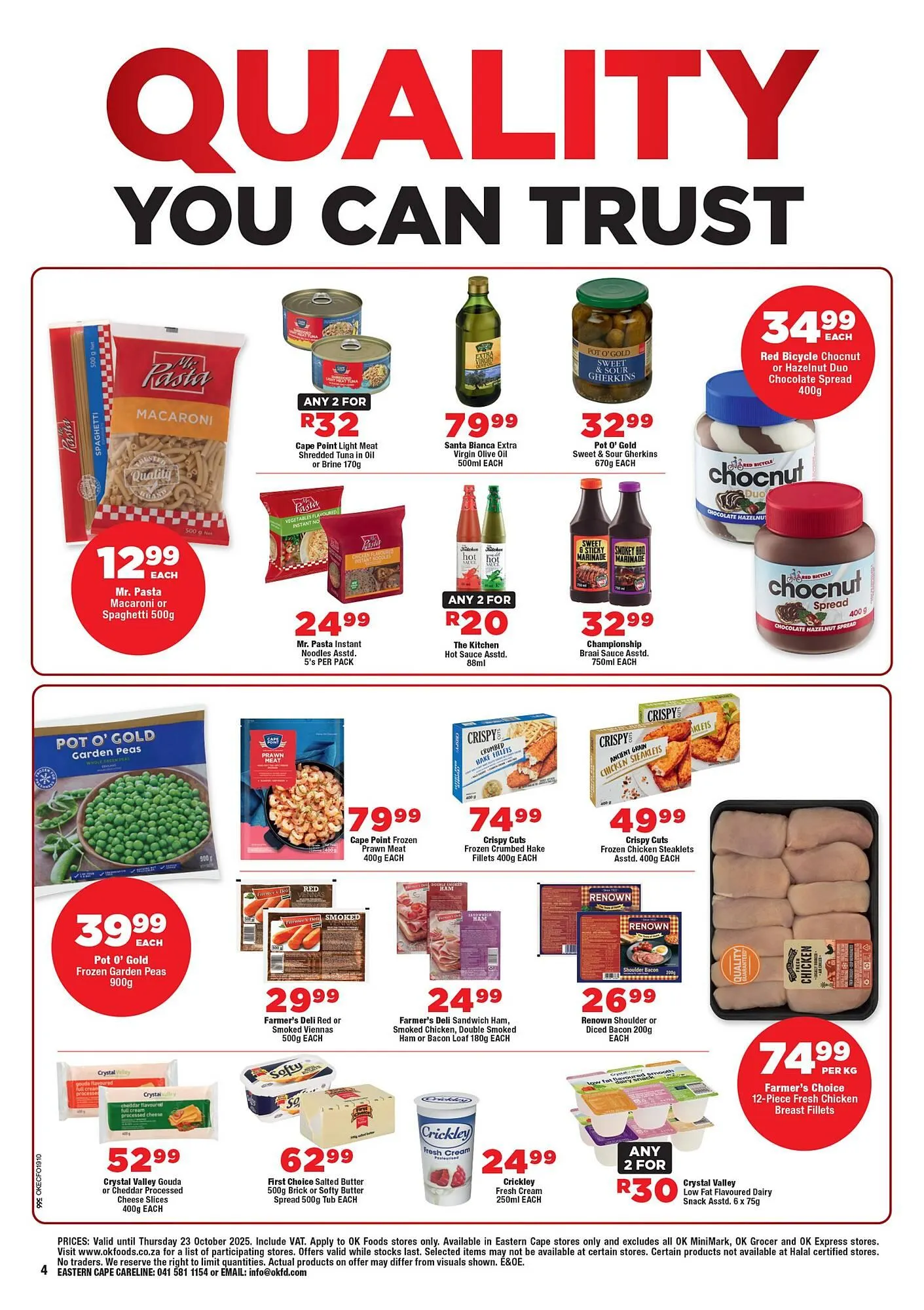 OK Foods catalogue from 15 October to 23 October 2025 - Catalogue Page 4