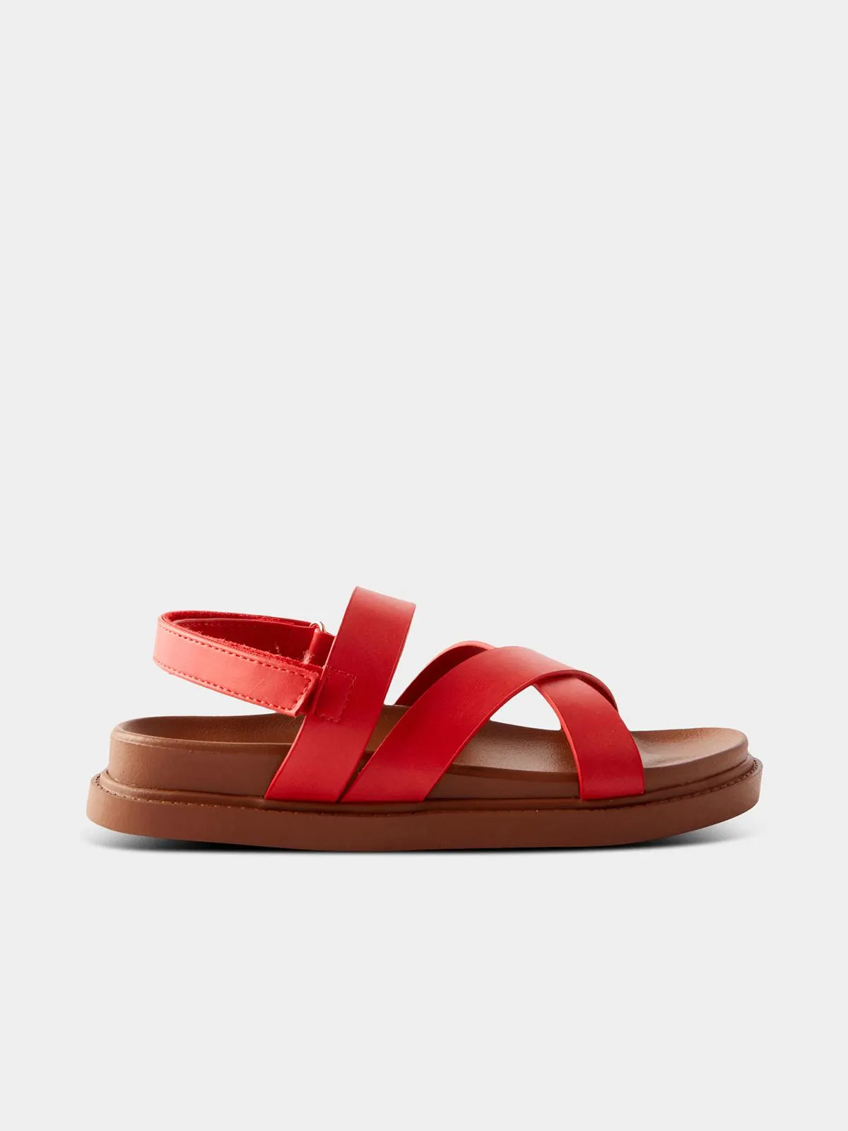 Cotton On Kids Red Blair Multi Strap Sandals