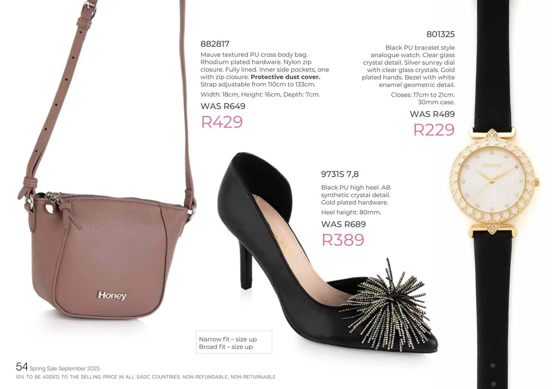 Honey Fashion Accessories catalogue from 3 September to 30 September 2025 - Catalogue Page 56
