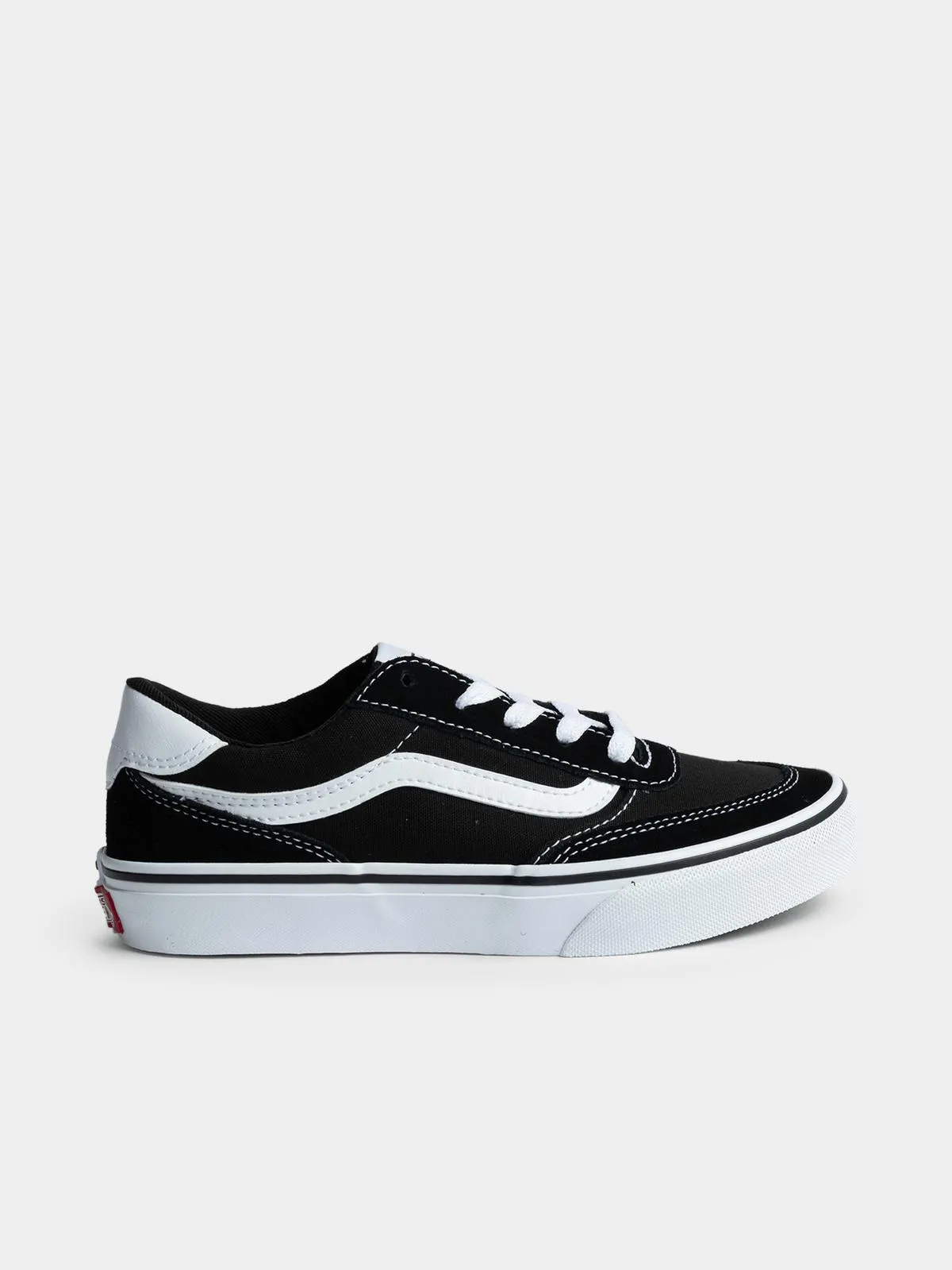 Kids Vans Brooklyn LS Black/White Sneaker