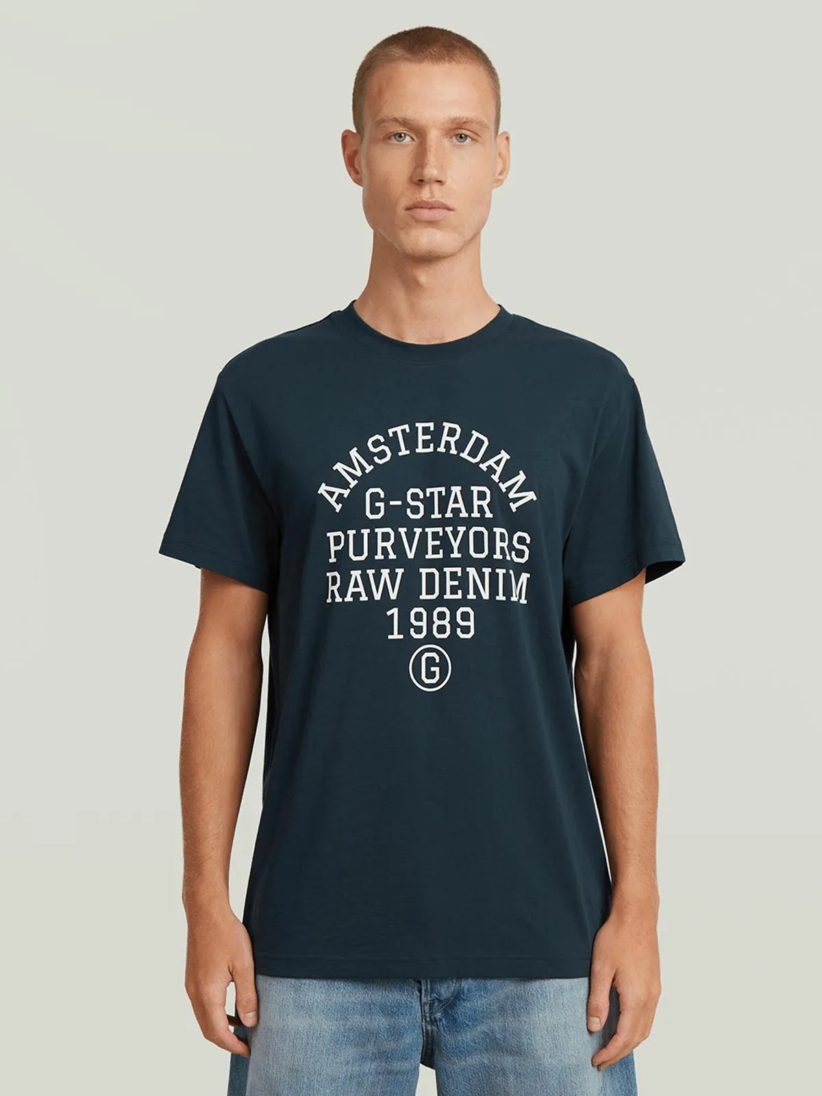G-Star Men's Blue Purveyors T-Shirt