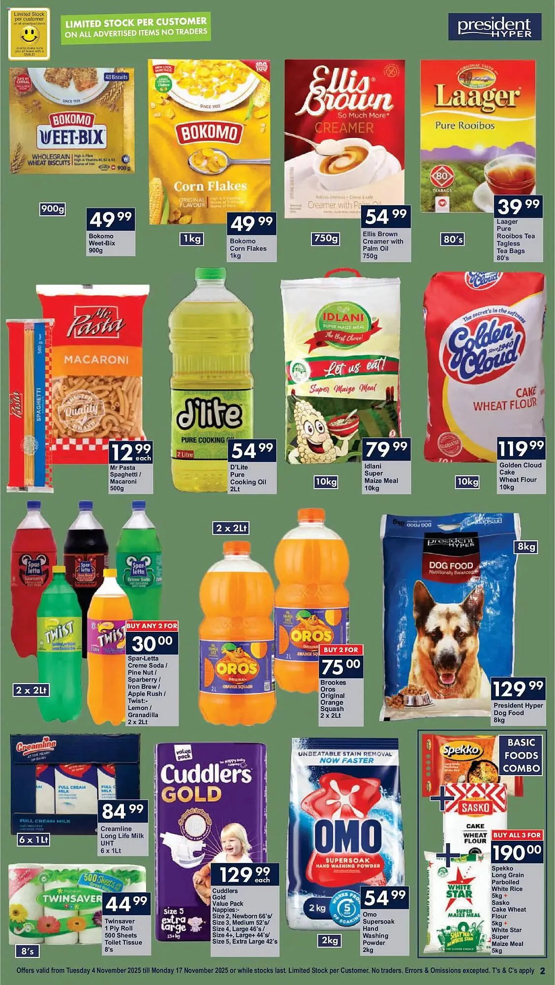 President Hyper catalogue from 4 November to 17 November 2025 - Catalogue Page 2