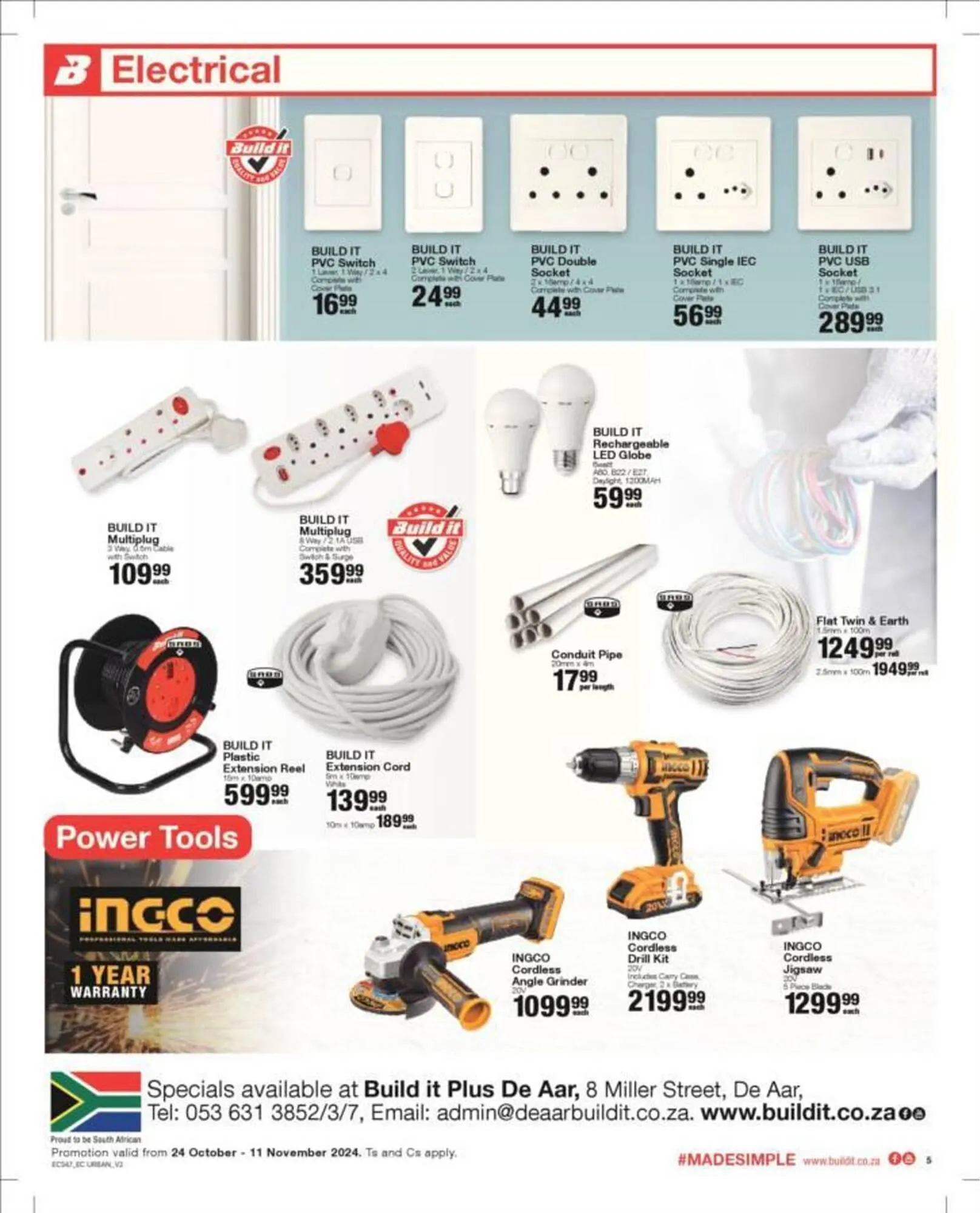 Build It catalogue from 24 October to 11 November 2024 - Catalogue Page 5